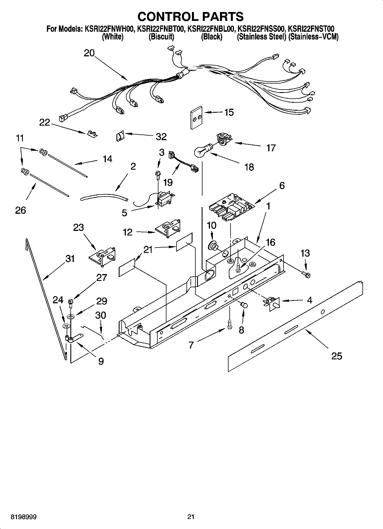 12 - CONTROL PARTS, OPTIONAL PARTS