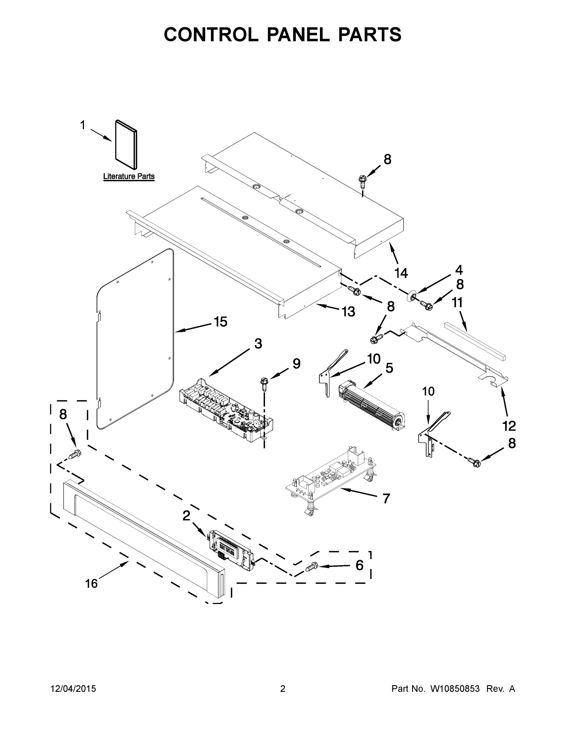 02 - CONTROL PANEL PARTS