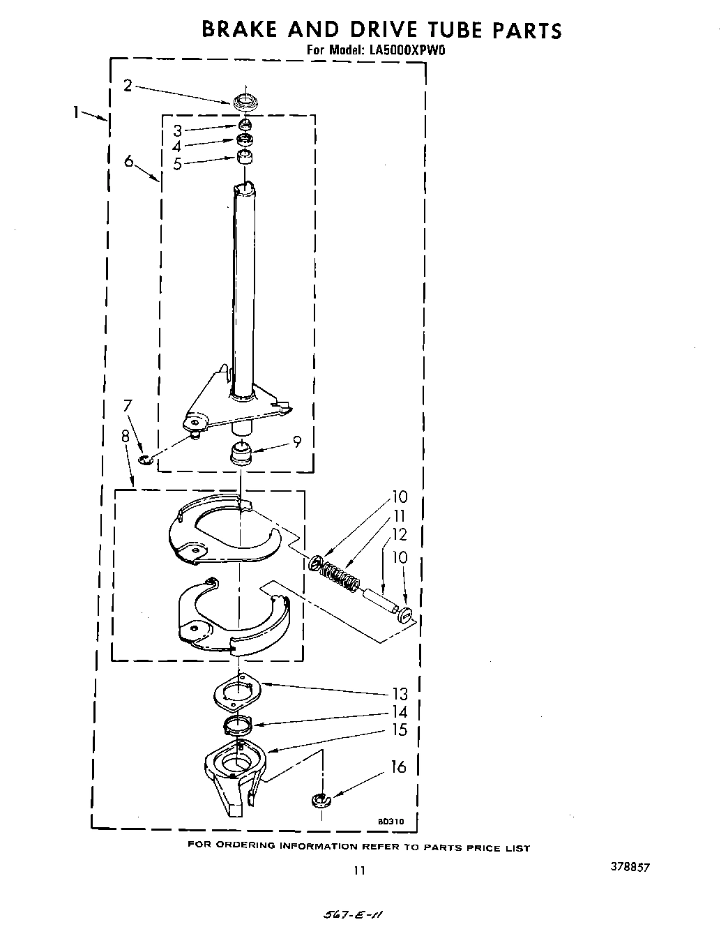 09 - BRAKE AND DRIVE TUBE
