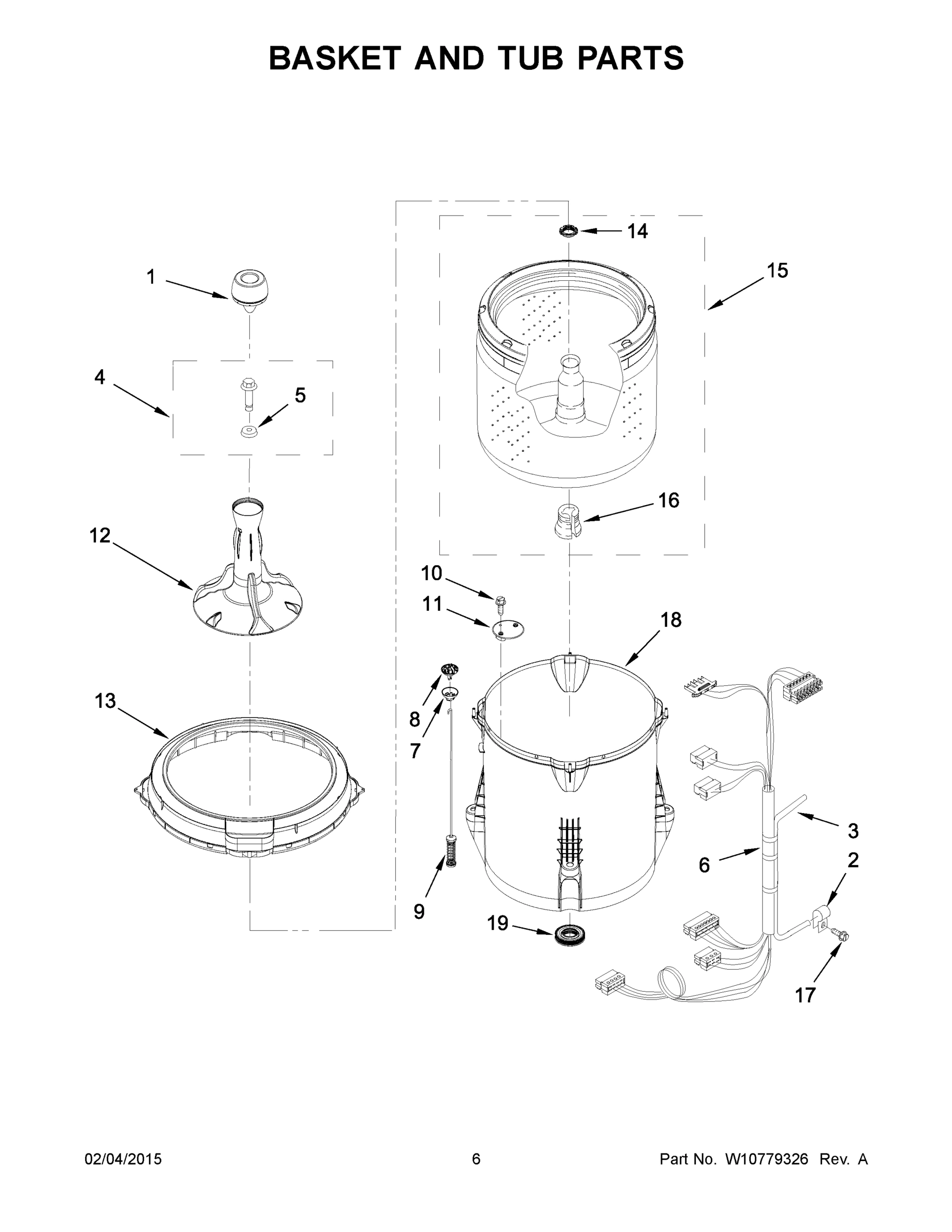 04 - BASKET AND TUB PARTS