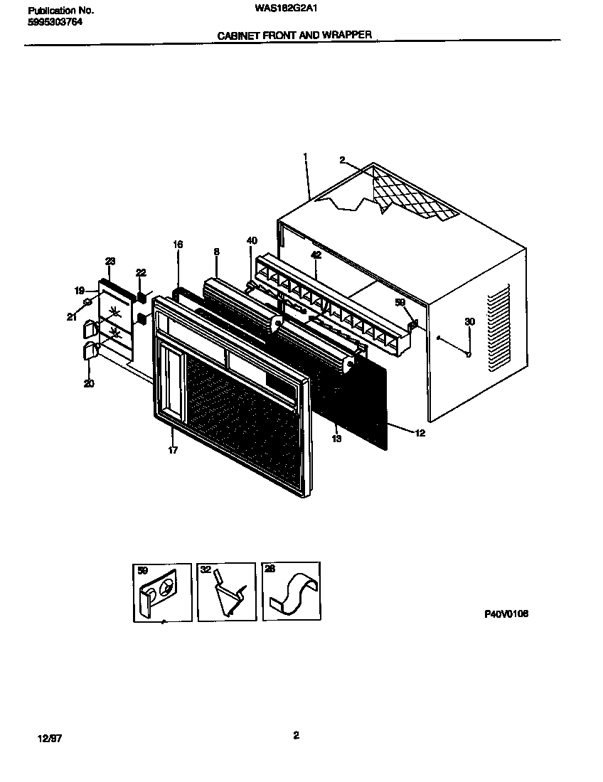 02 - CABINET FRONT AND WRAPPER
