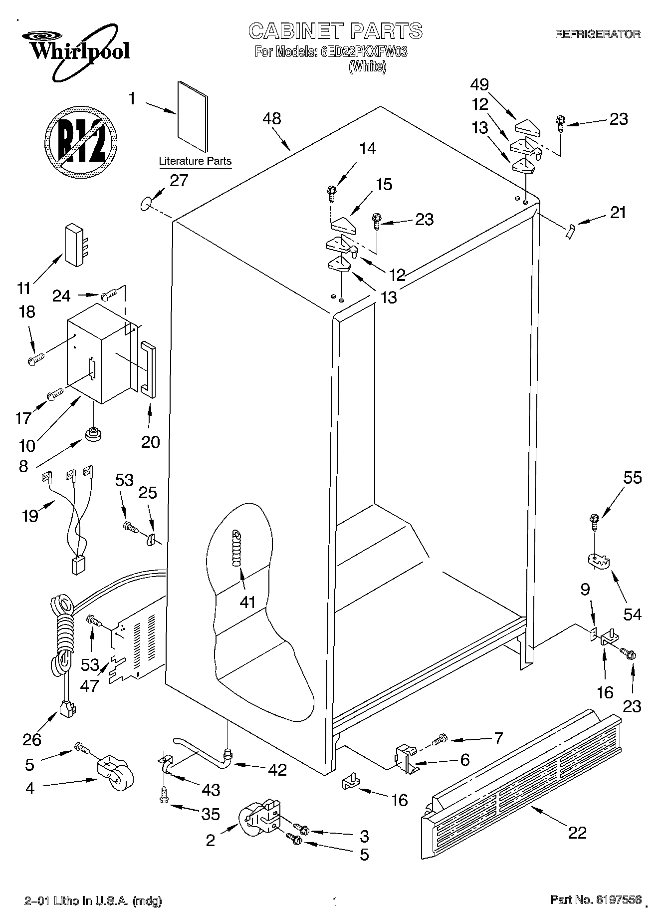 01 - CABINET, LITERATURE
