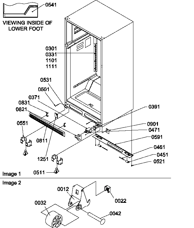 07 - LADDERS, LOWER CABINET AND ROLLERS
