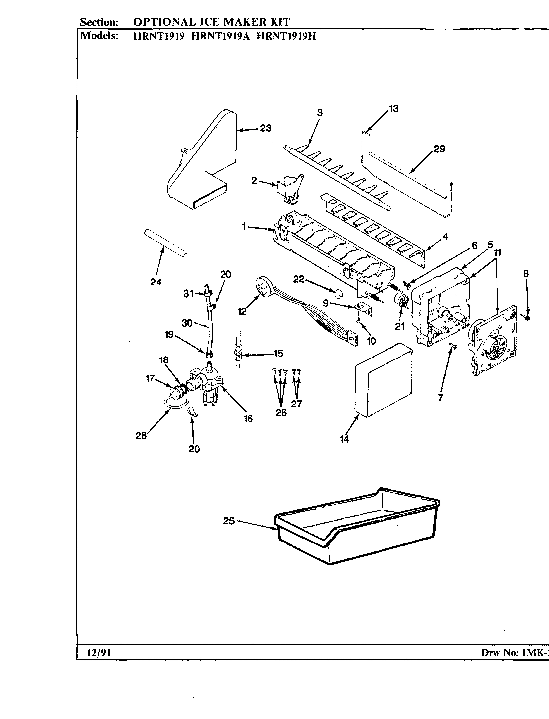 06 - OPTIONAL ICE MAKER KIT