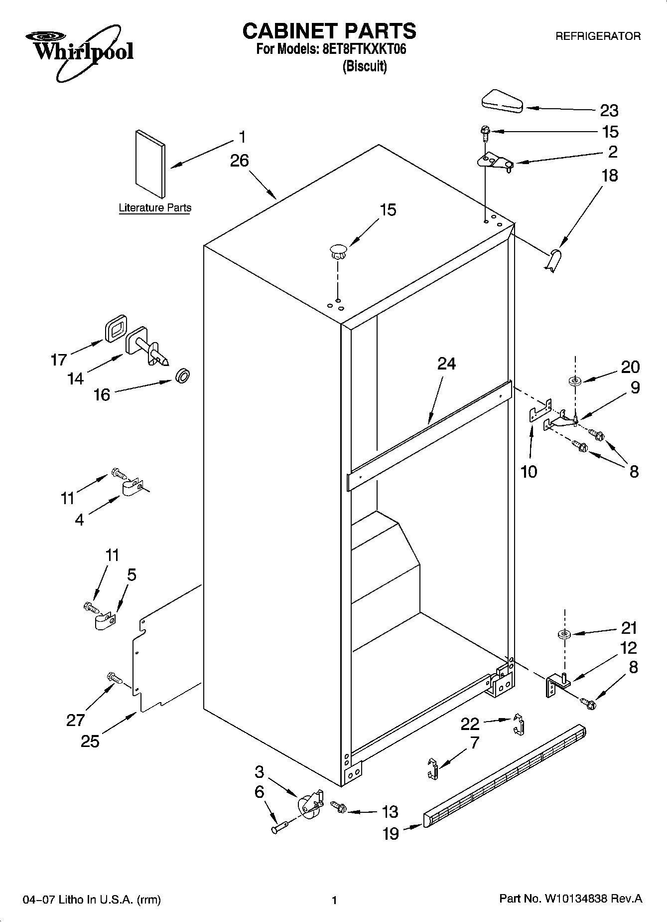 01 - CABINET PARTS