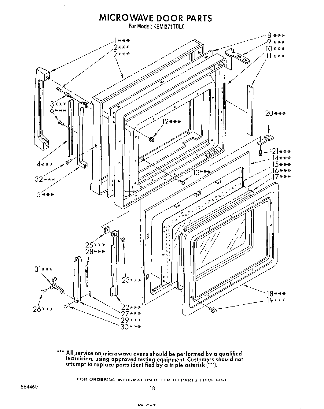 13 - MICROWAVE DOOR