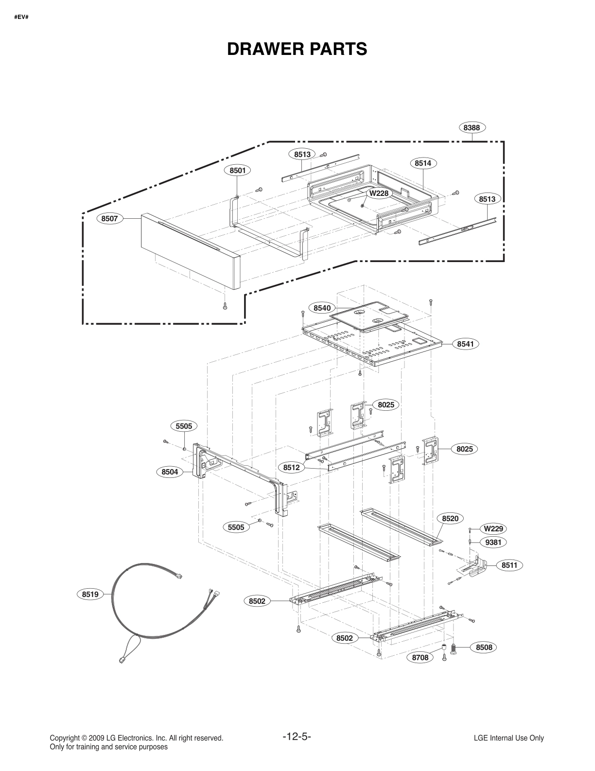 DRAWER PARTS