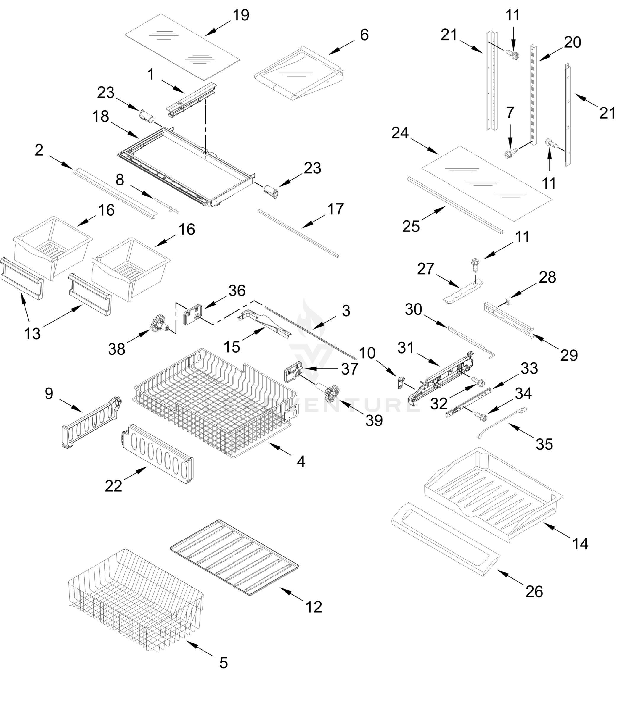 SHELF PARTS