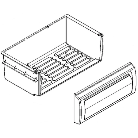 W10529577 Whirlpool Refrigerator Crisper Pan
