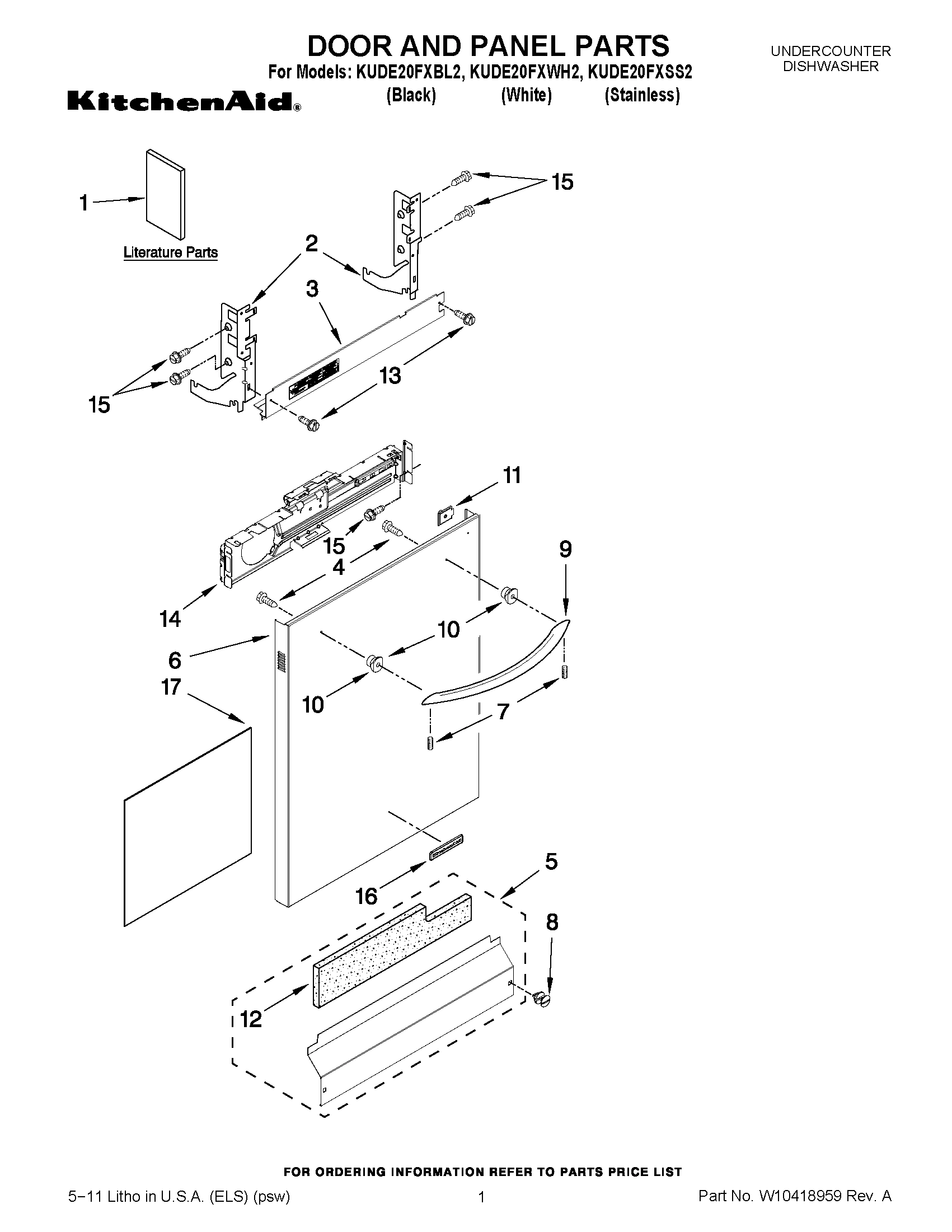 01 - DOOR AND PANEL PARTS