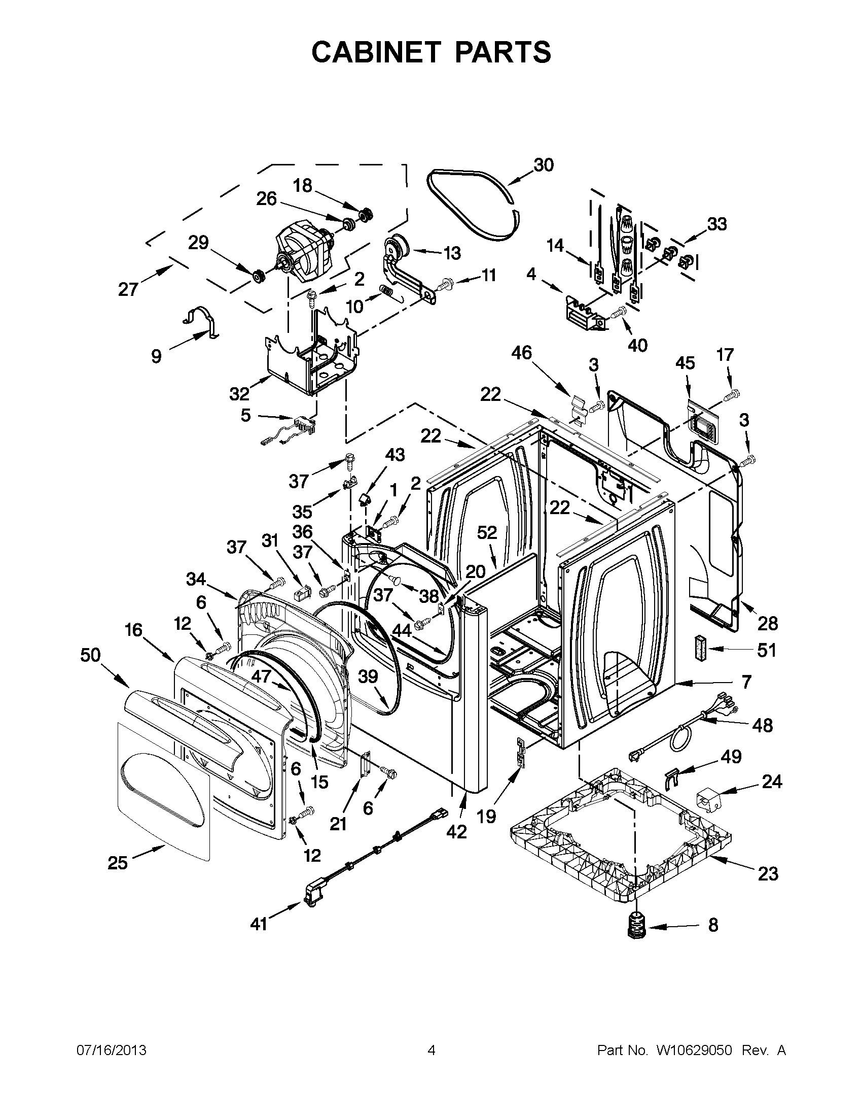 02 - CABINET PARTS