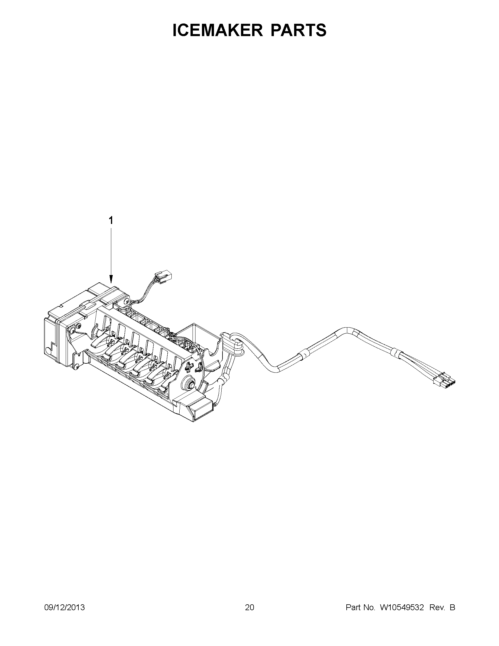 11 - ICEMAKER PARTS