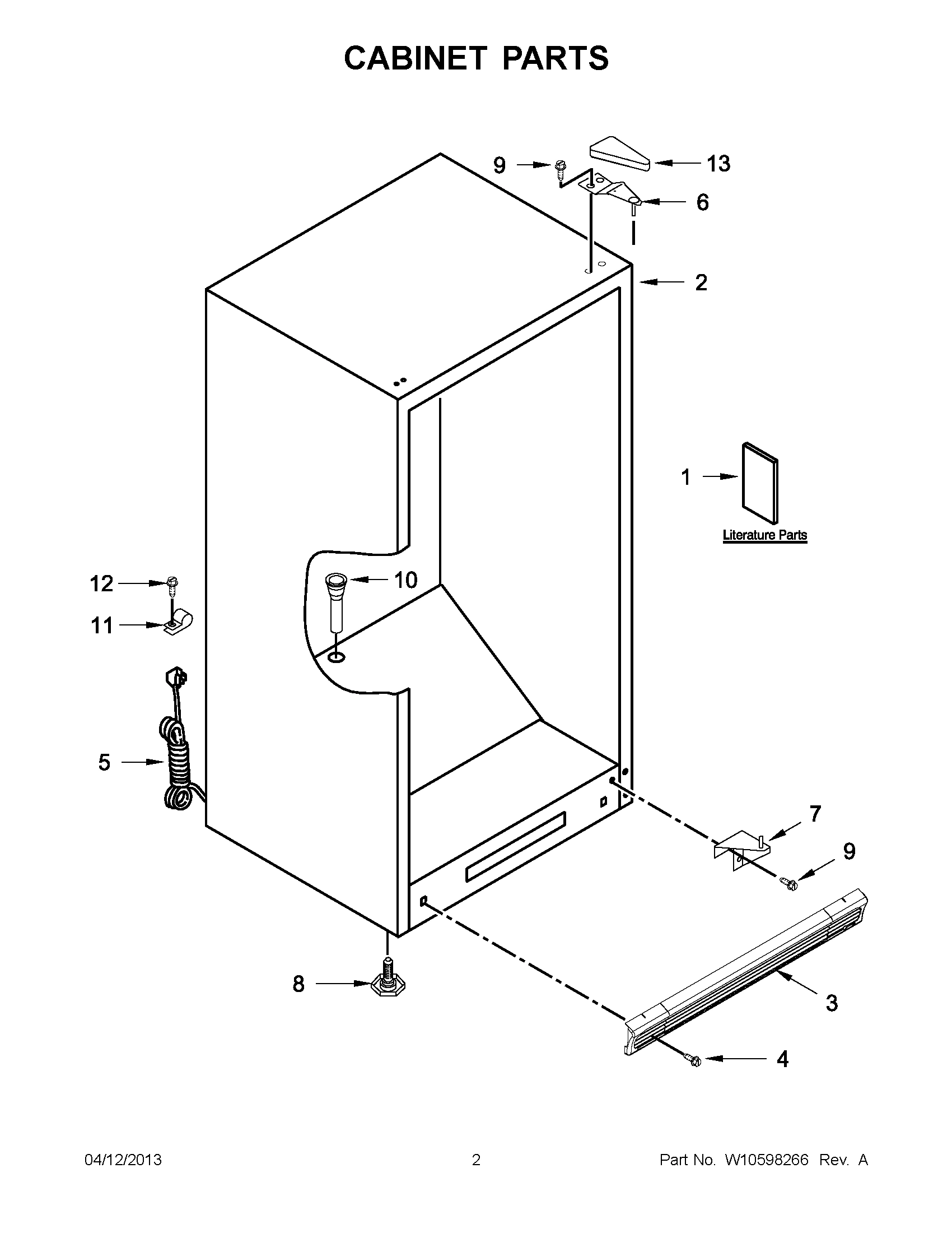 01 - CABINET PARTS