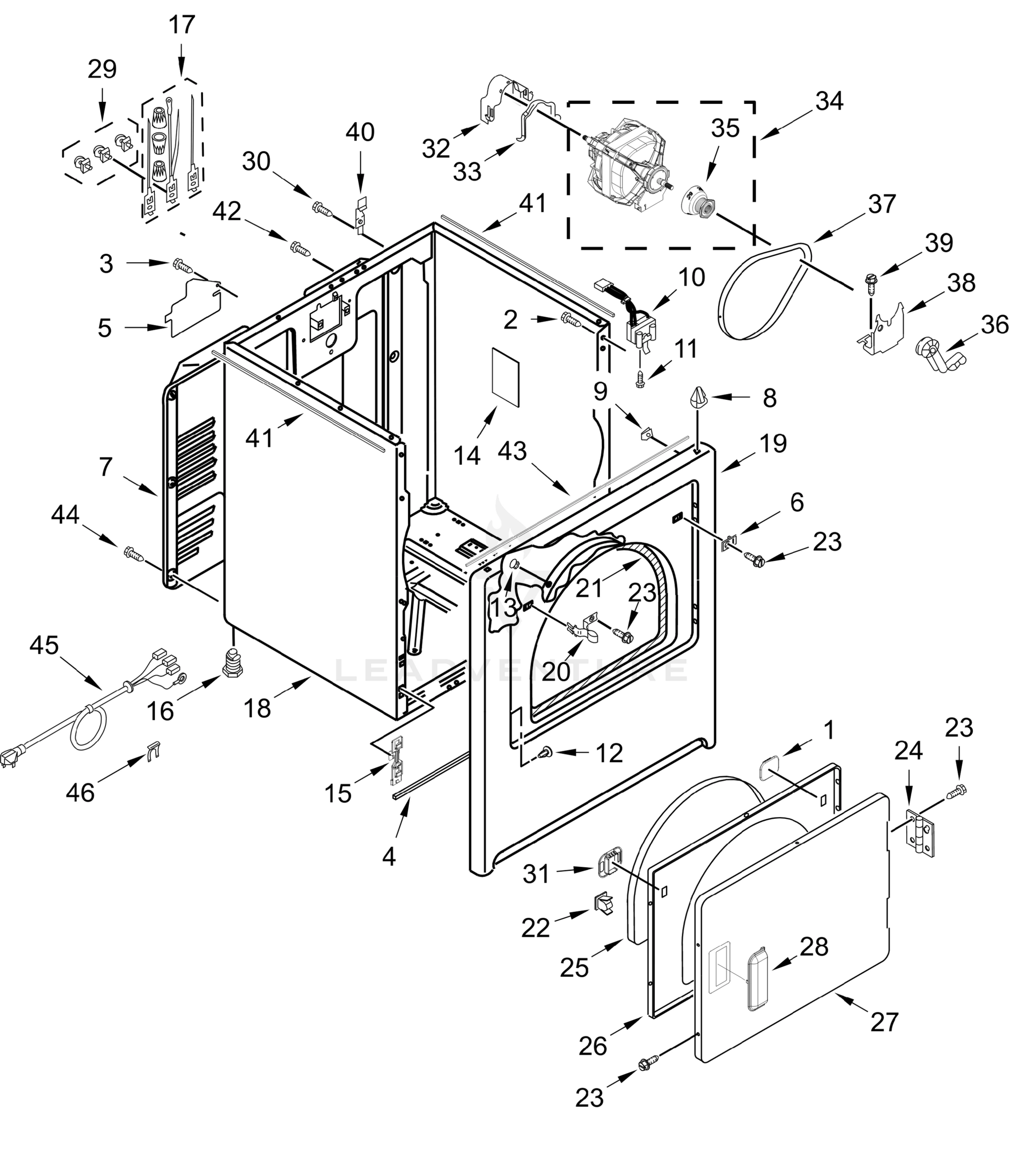 CABINET PARTS