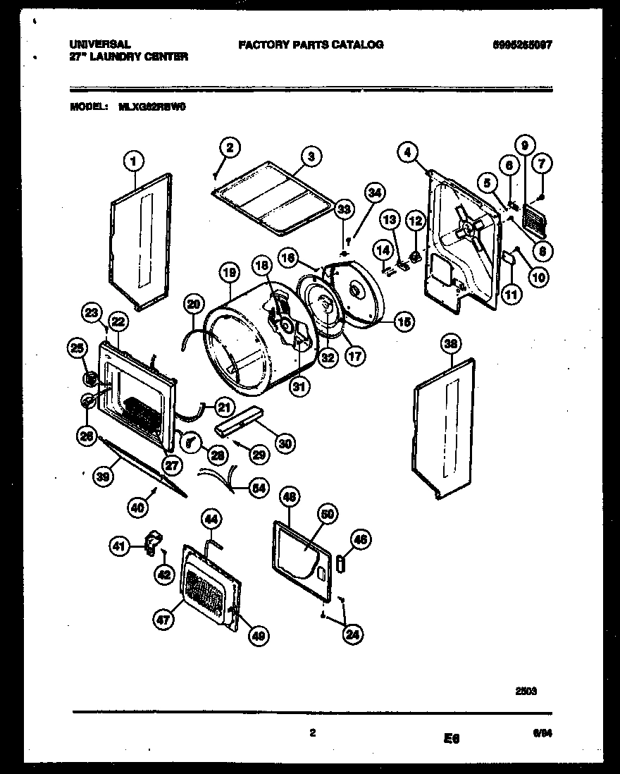 02 - CABINET AND COMPONENT PARTS