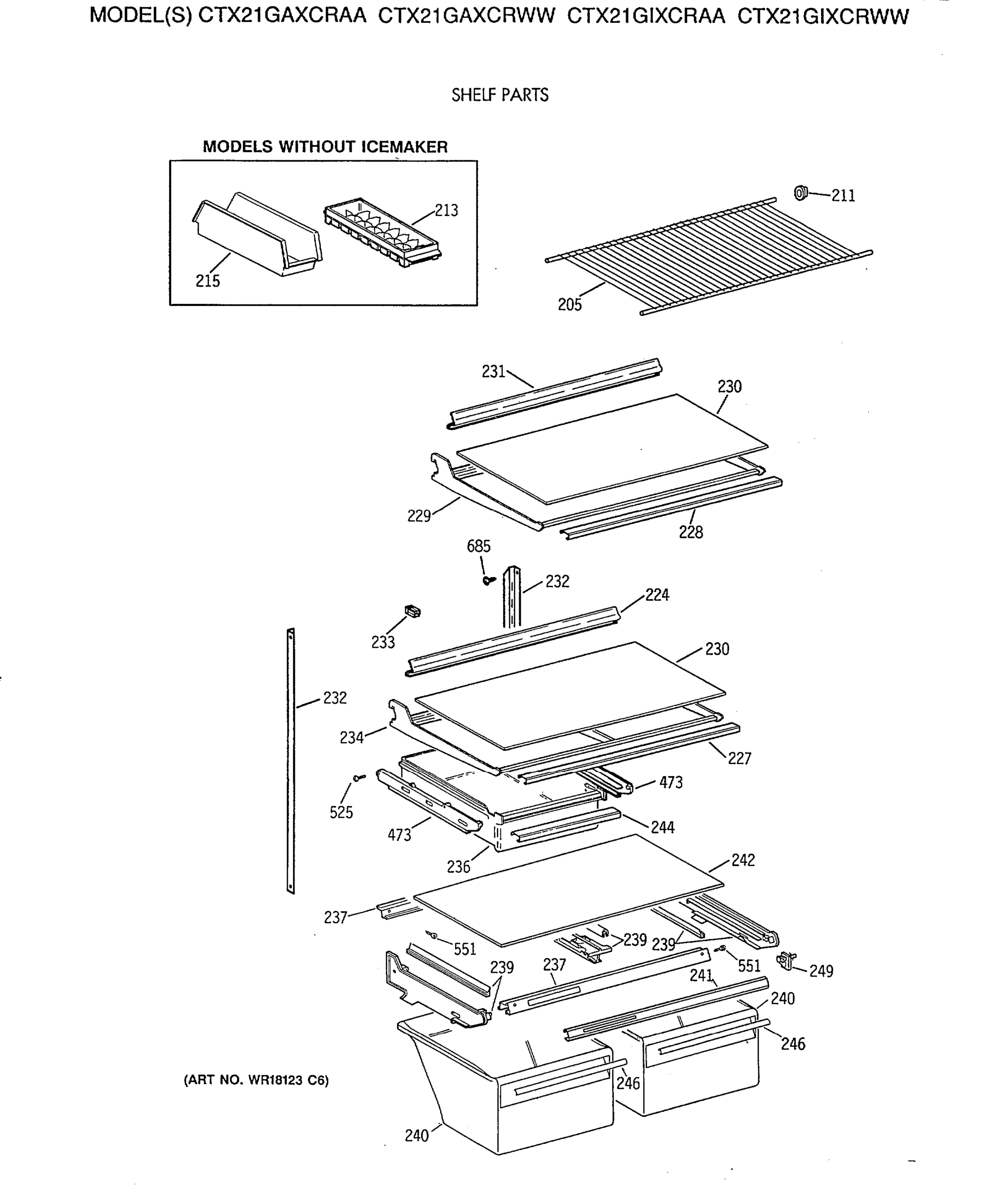 SHELF PARTS