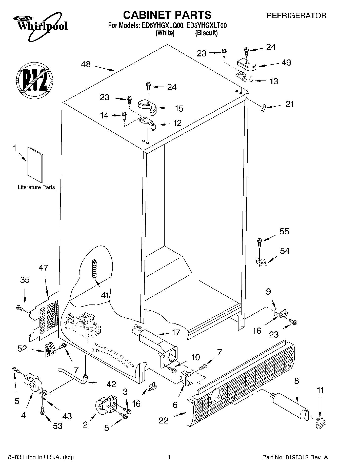 01 - CABINET PARTS