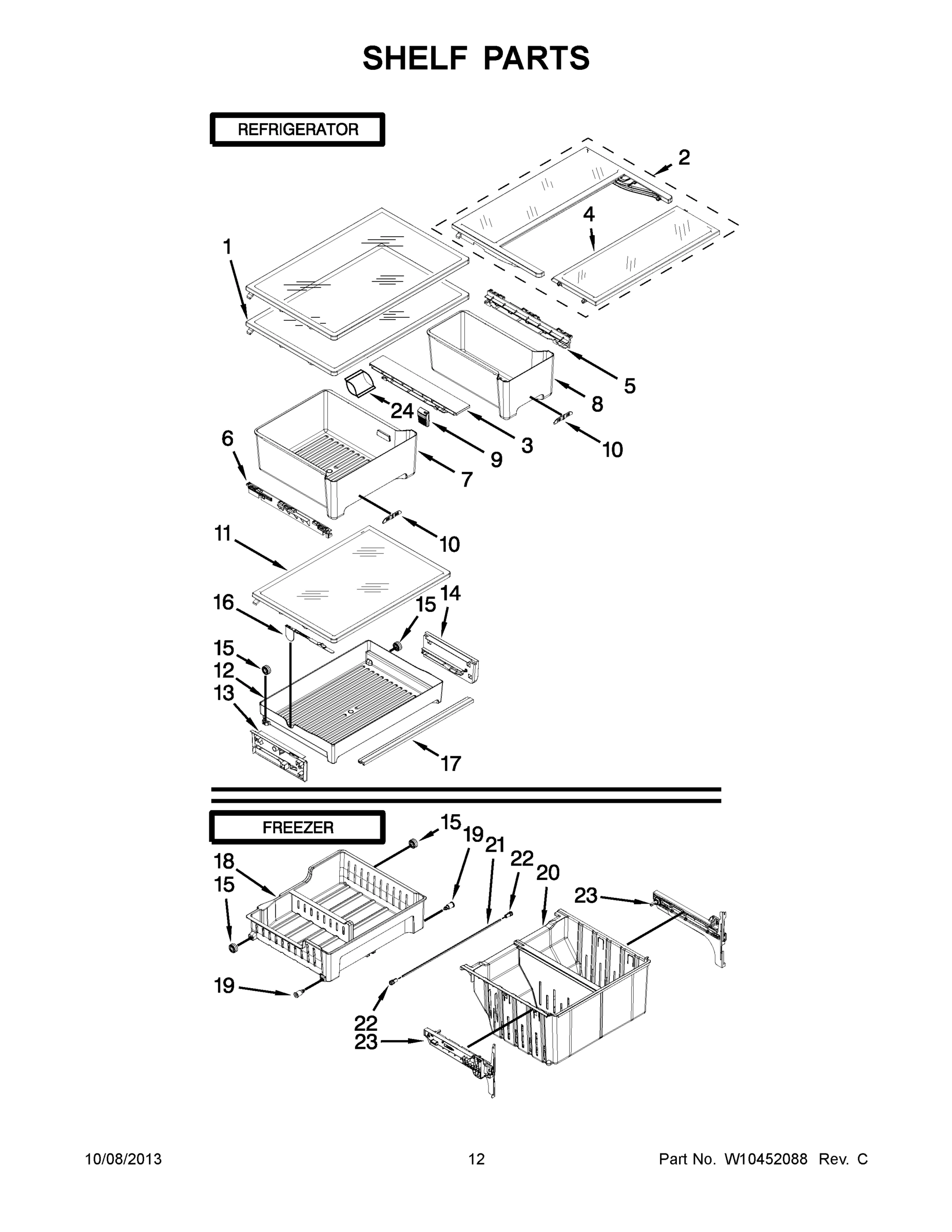 07 - SHELF PARTS