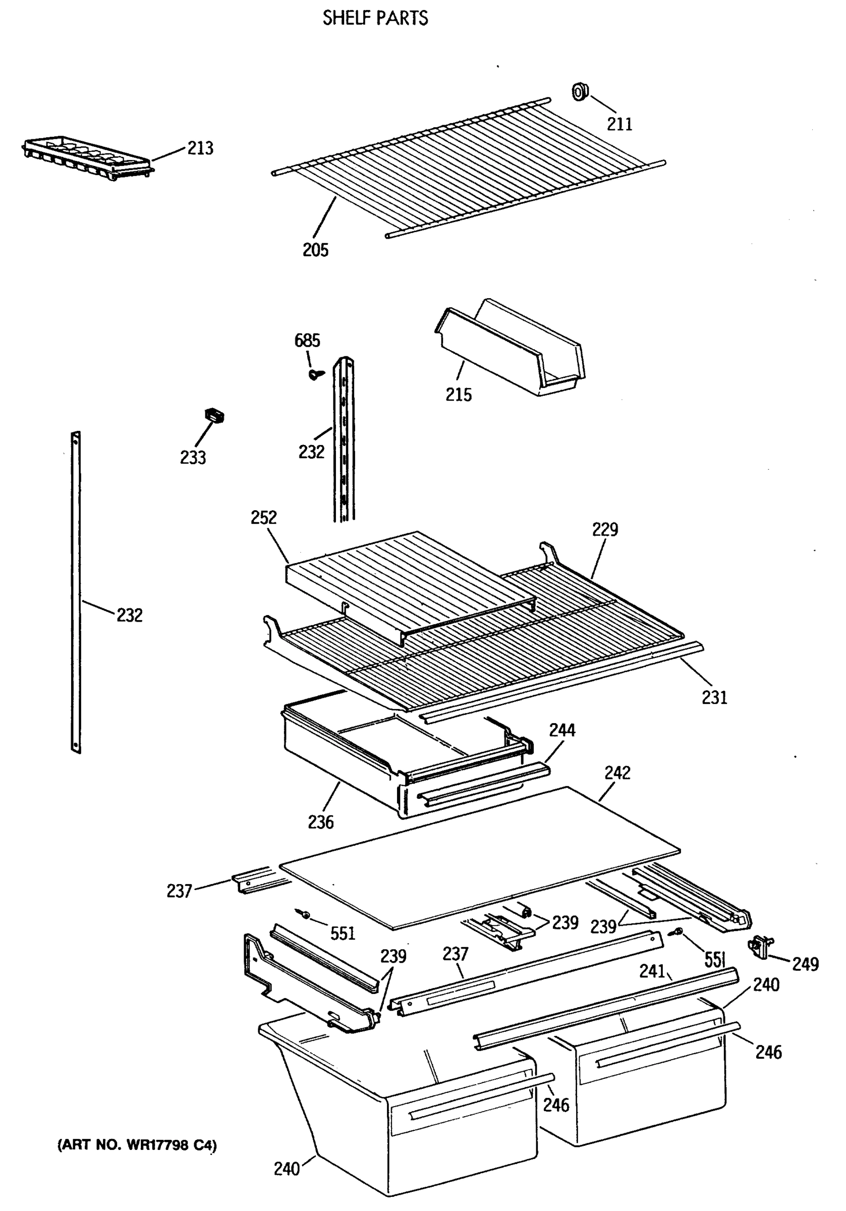 SHELF PARTS