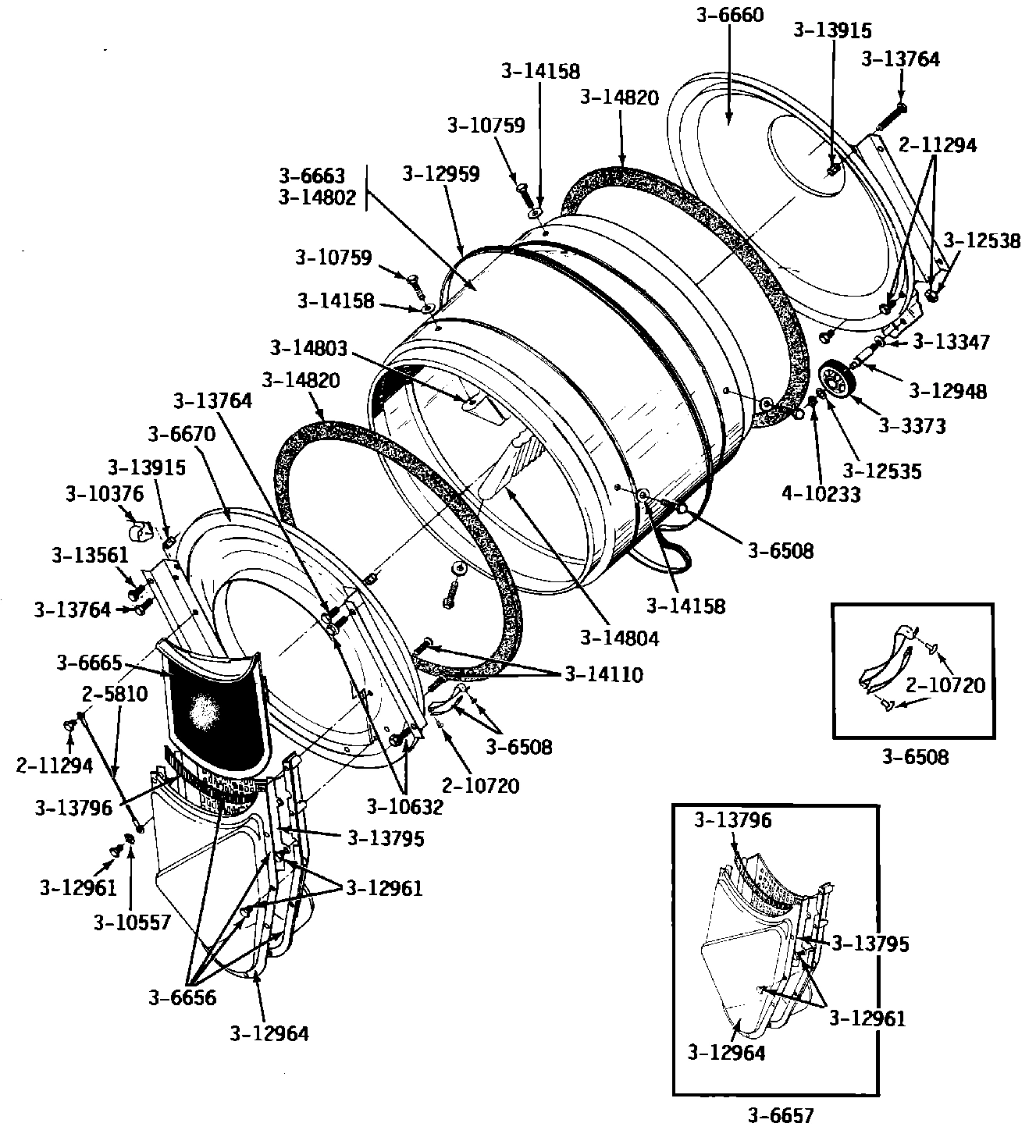 07 - LINT SCREEN, TUMBLER (FRONT & BACK)