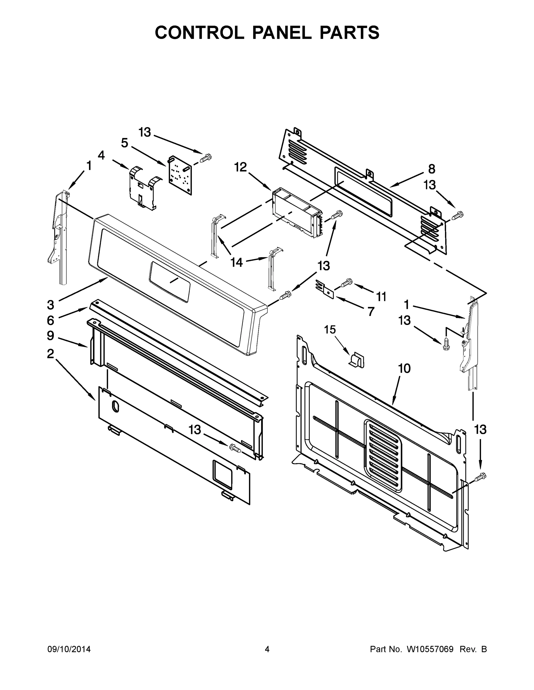 03 - CONTROL PANEL PARTS