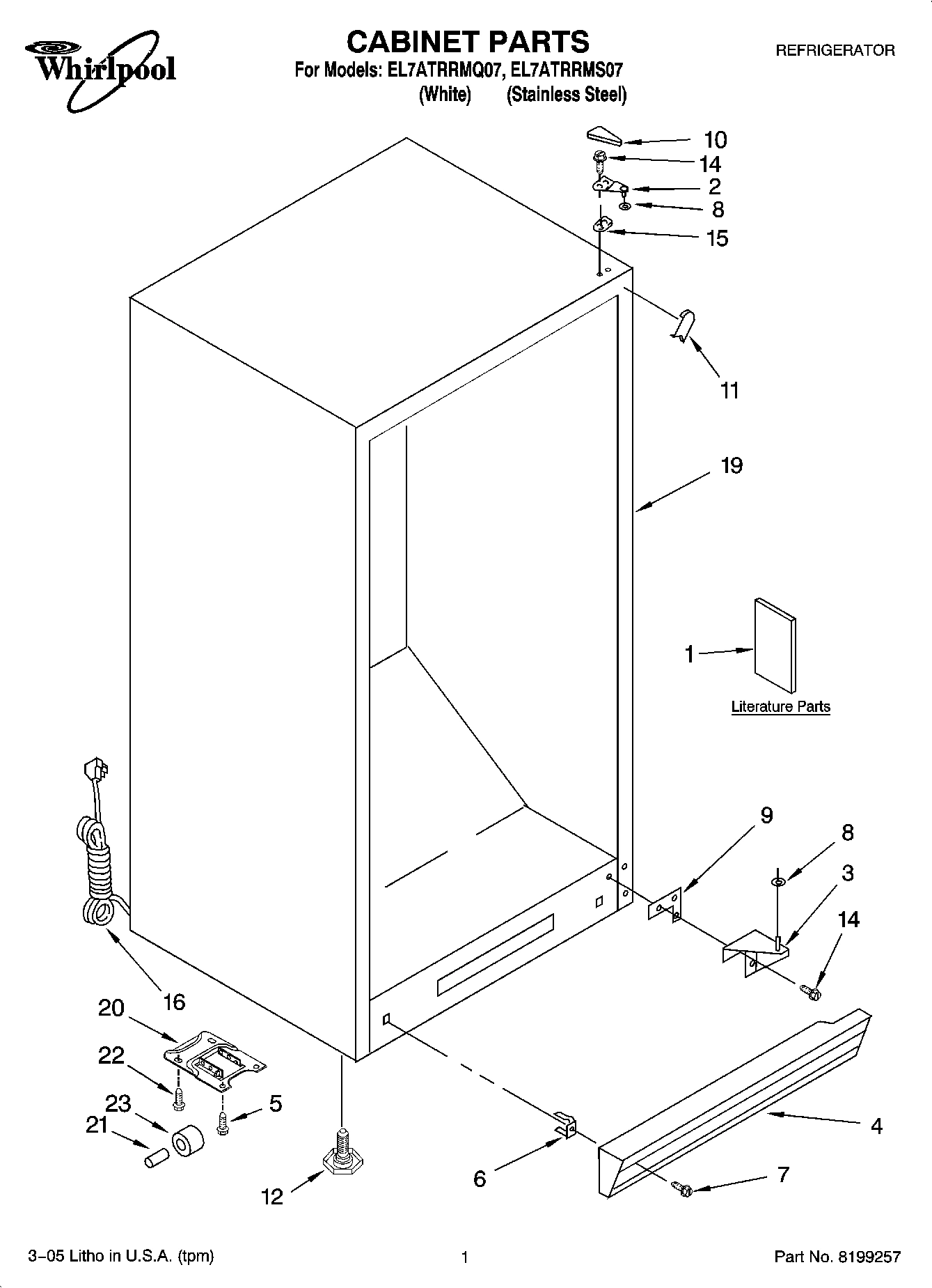 01 - CABINET PARTS