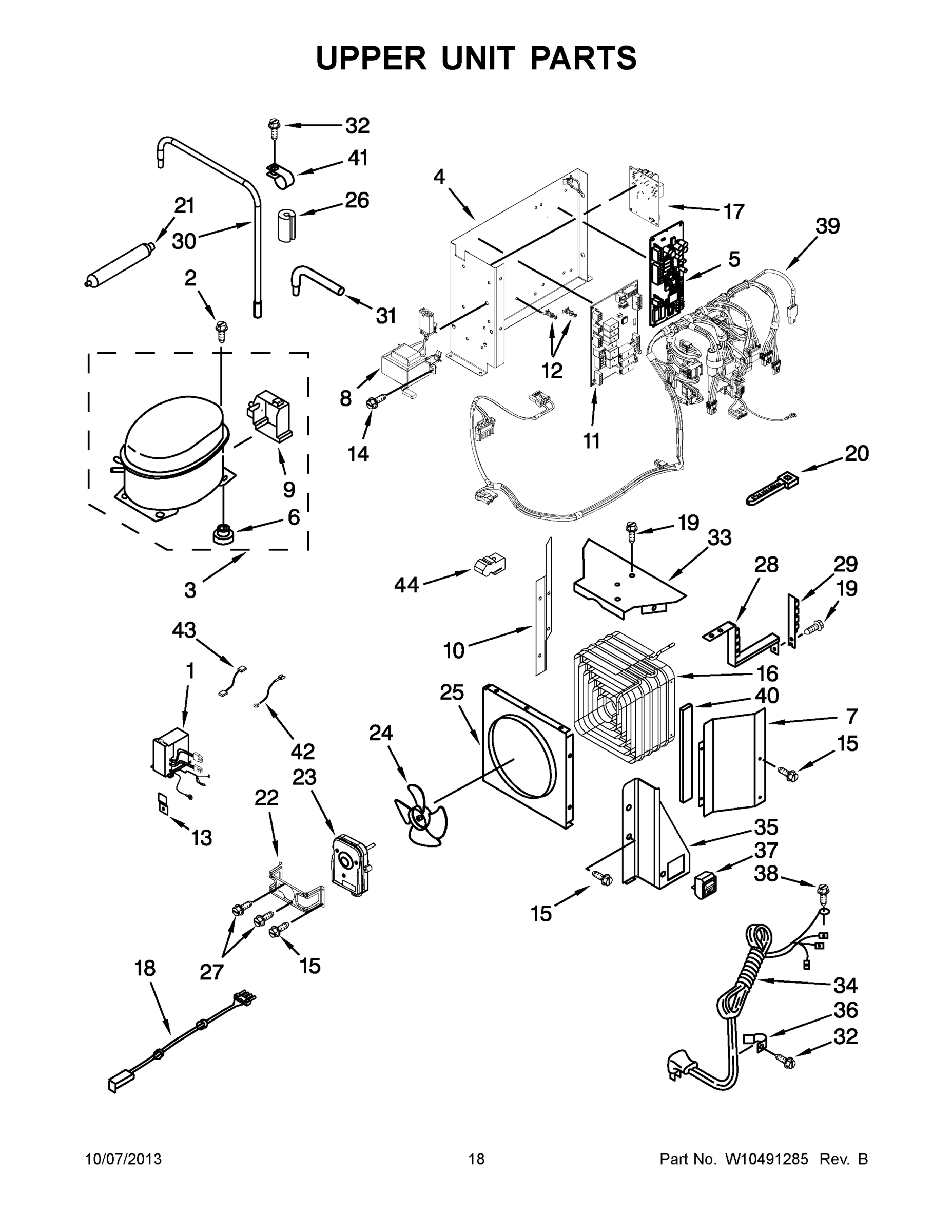 10 - UPPER UNIT PARTS