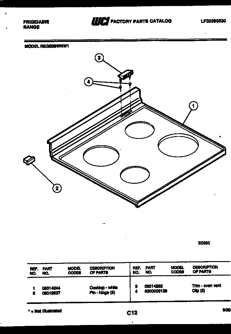 05 - COOKTOP PARTS