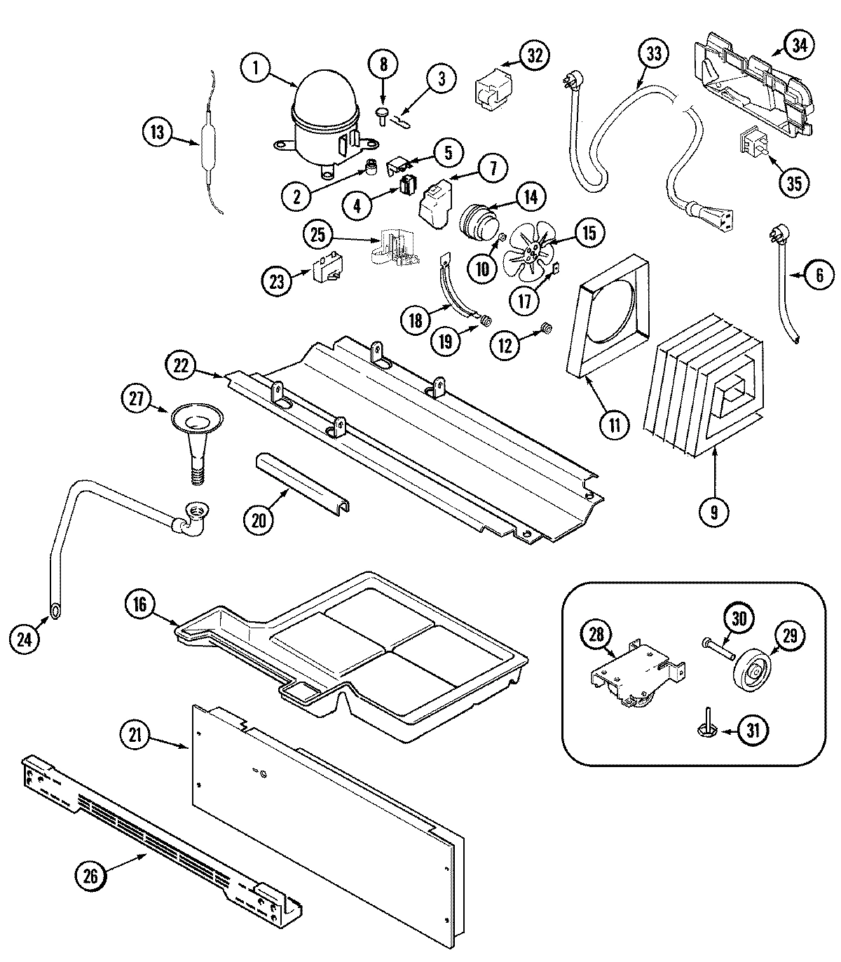 01 - COMPRESSOR (GS2124PADB)