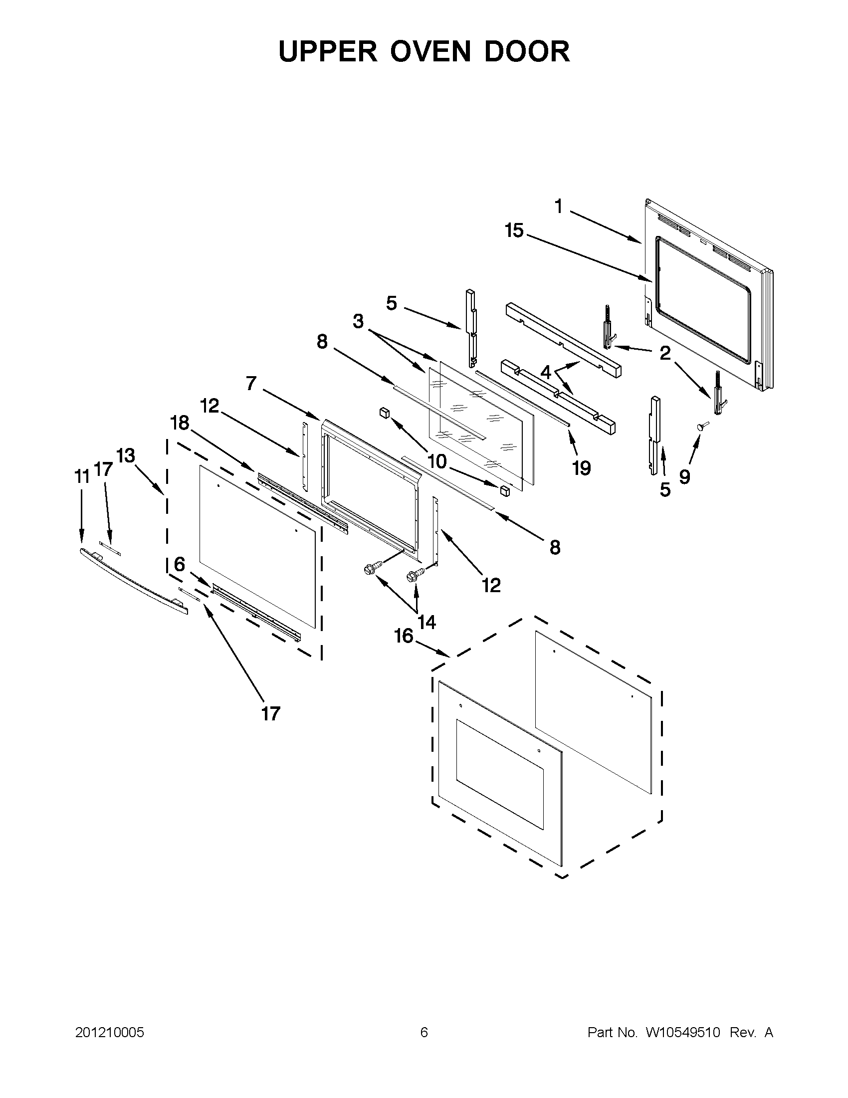 03 - UPPER OVEN DOOR