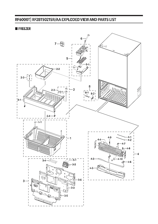 FREEZER PARTS