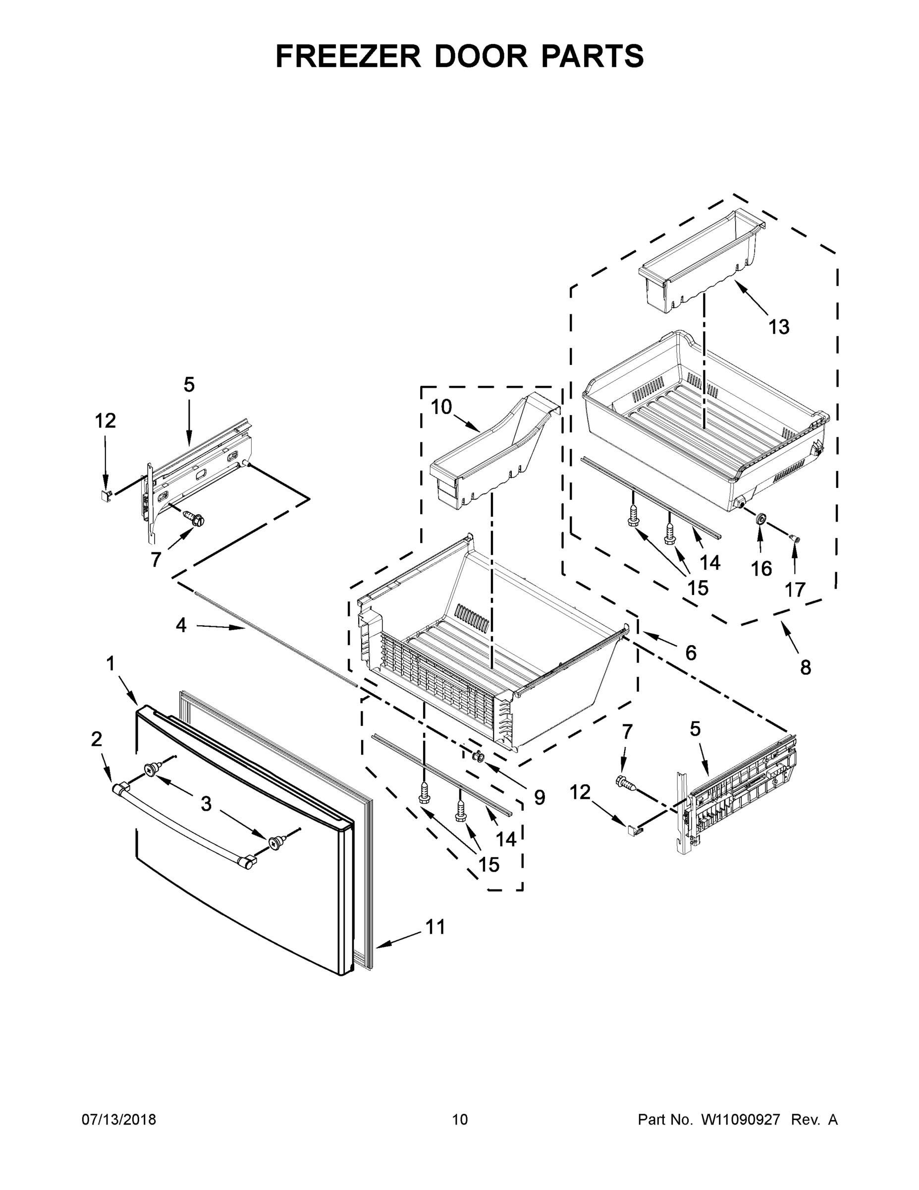 06 - FREEZER DOOR PARTS