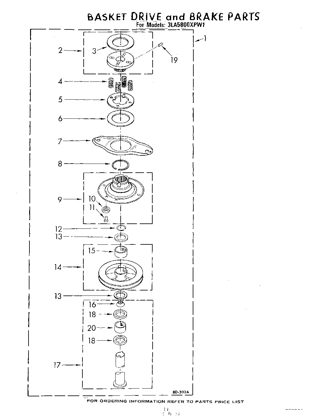 09 - BASKET DRIVE AND BRAKE
