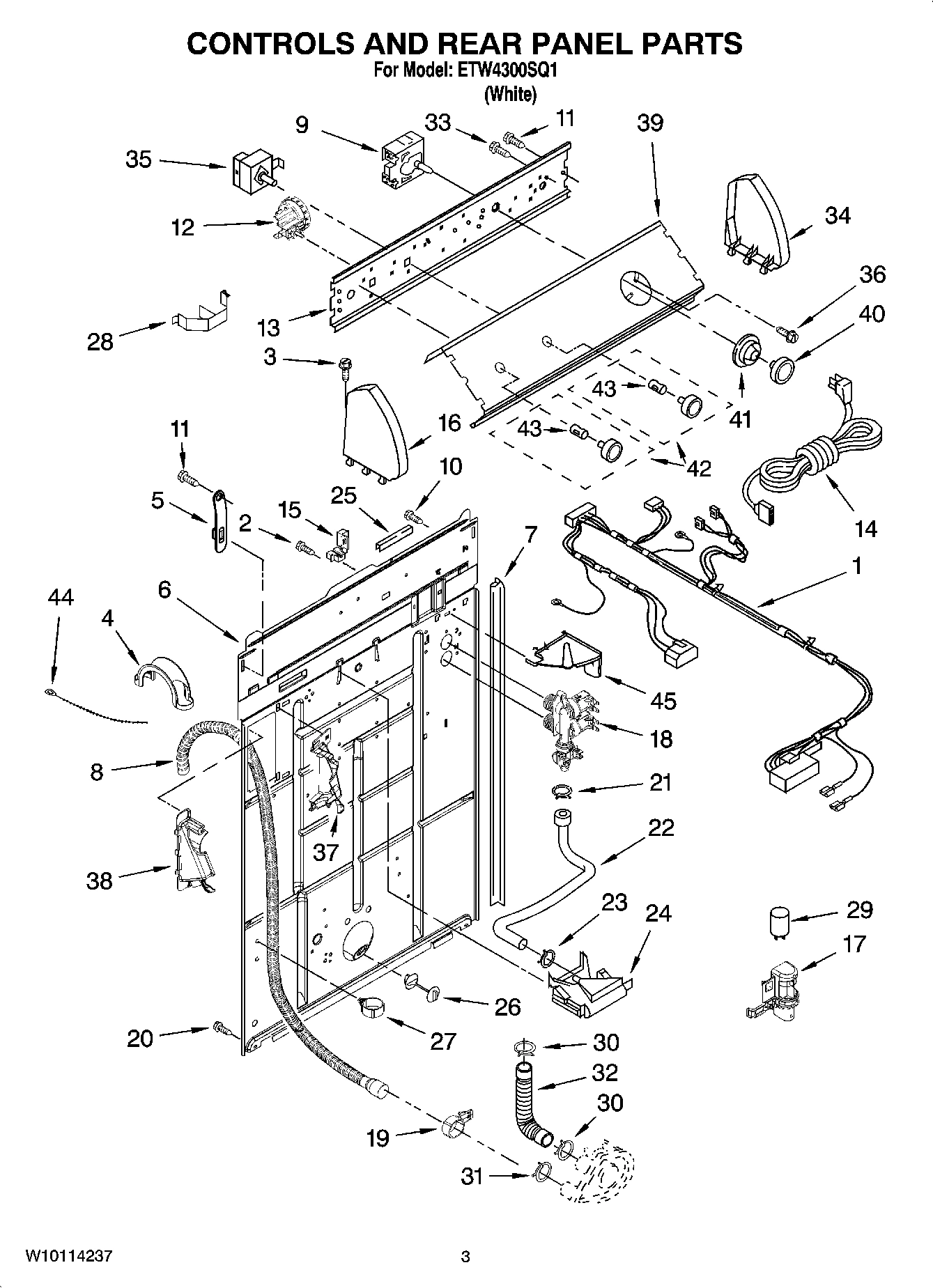 02 - CONTROLS AND REAR PANEL PARTS
