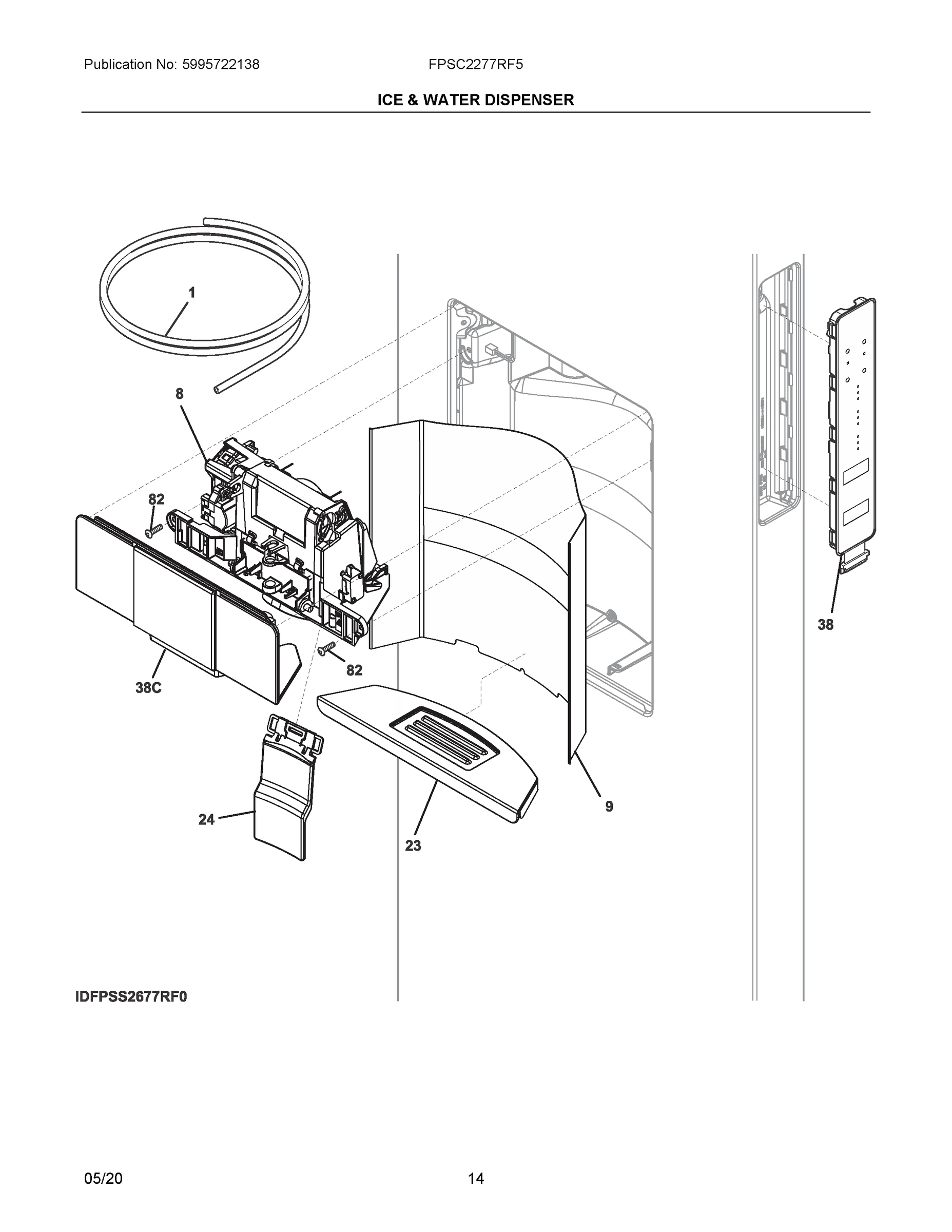 08 - ICE & WATER DISPENSER