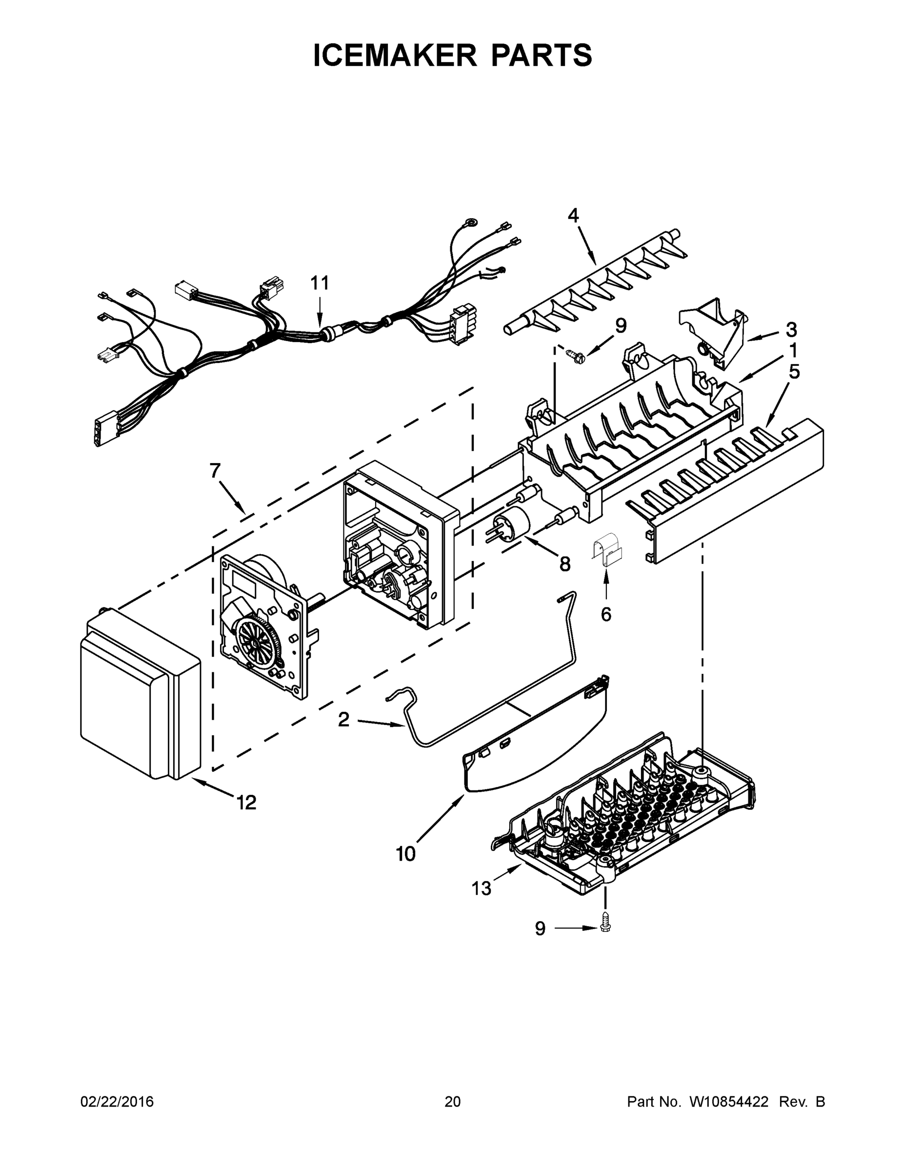 11 - ICEMAKER PARTS