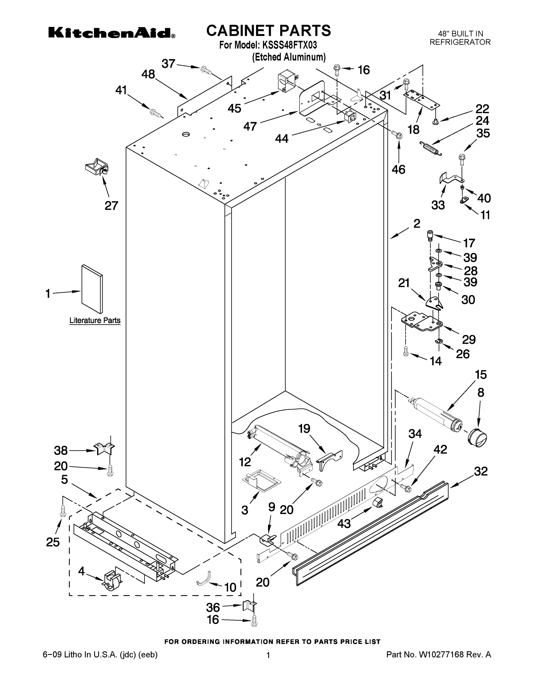 01 - CABINET PARTS