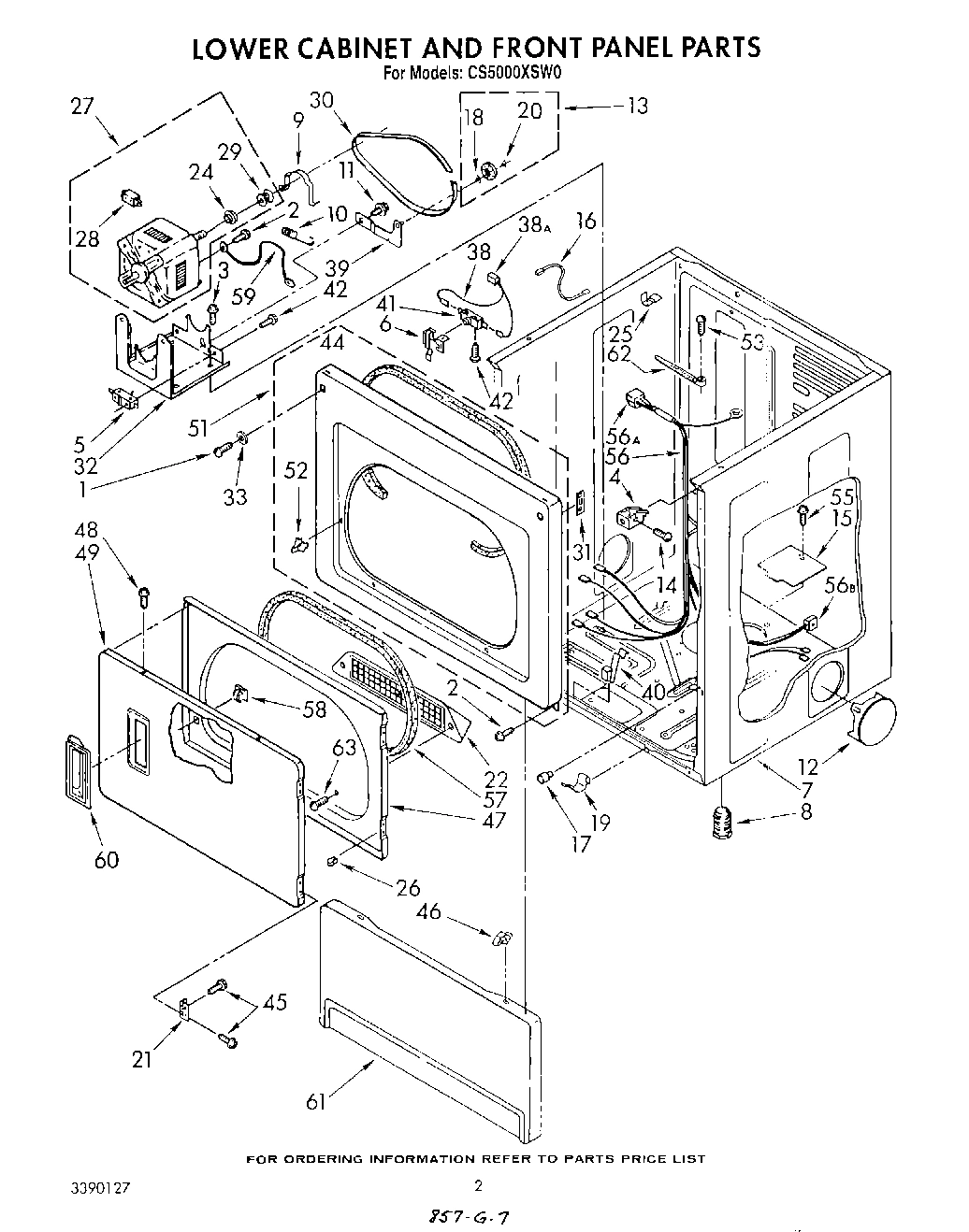 02 - LOWER CABINET AND FRONT PANEL