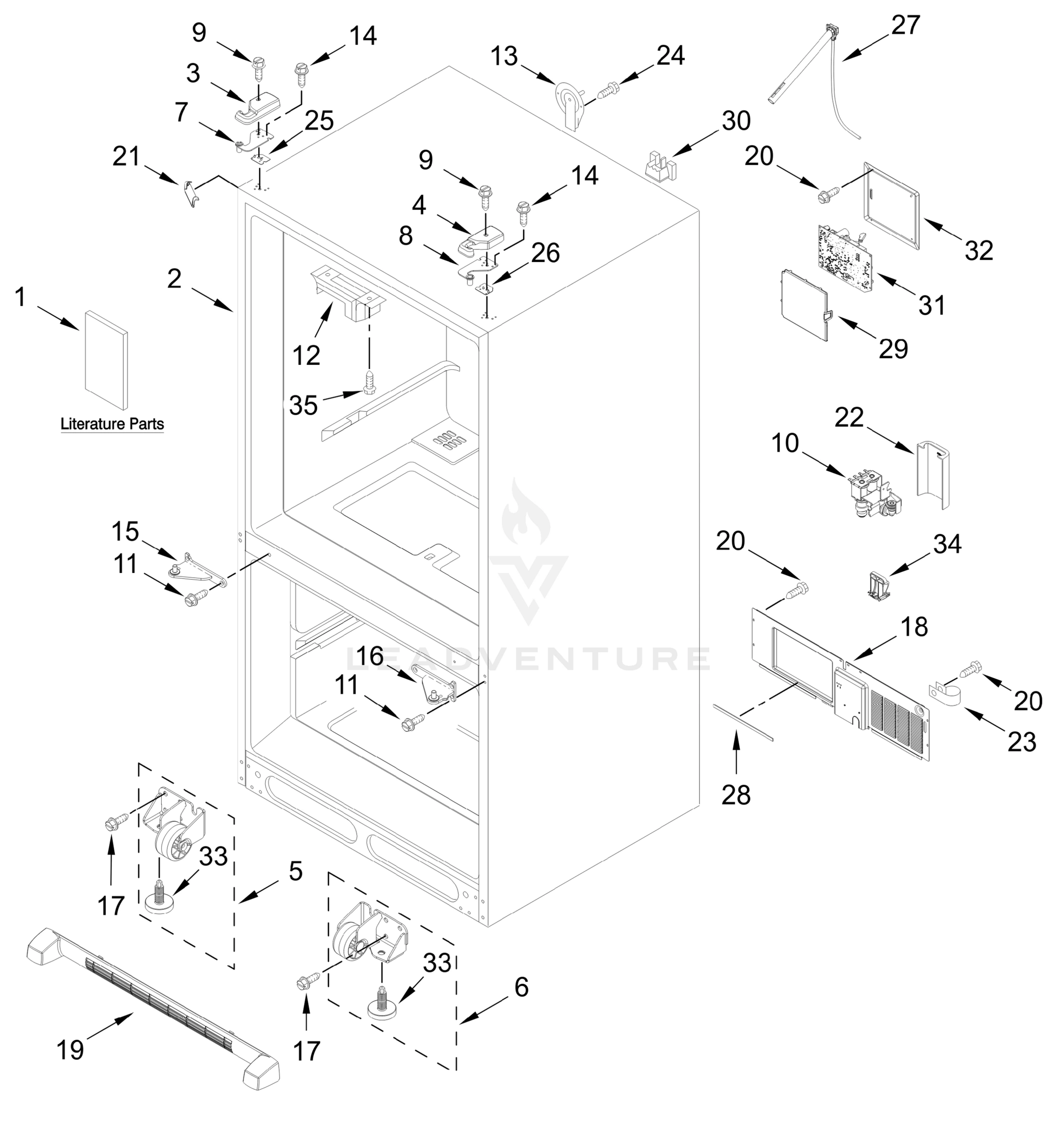 CABINET PARTS