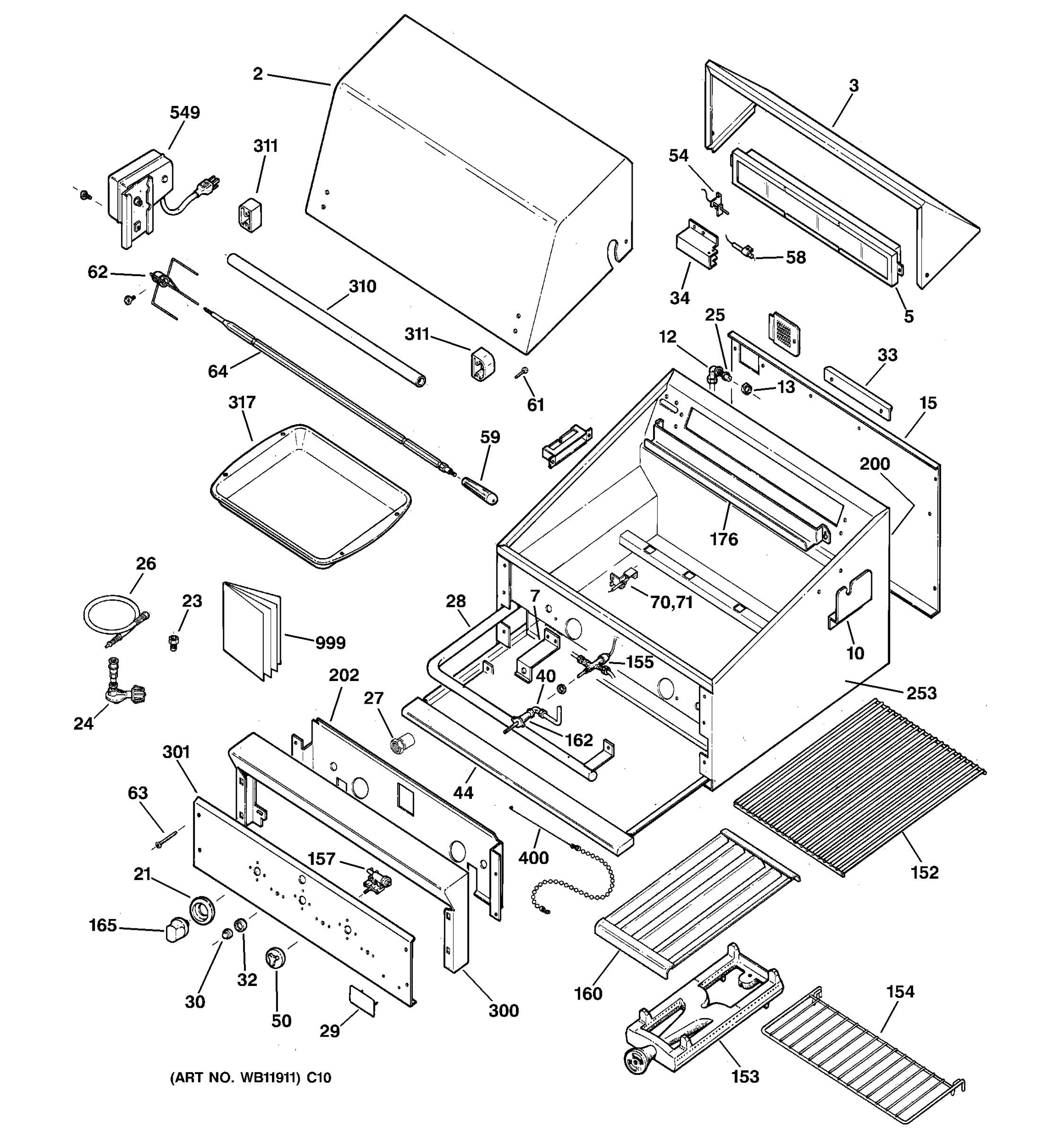 GAS GRILL PARTS