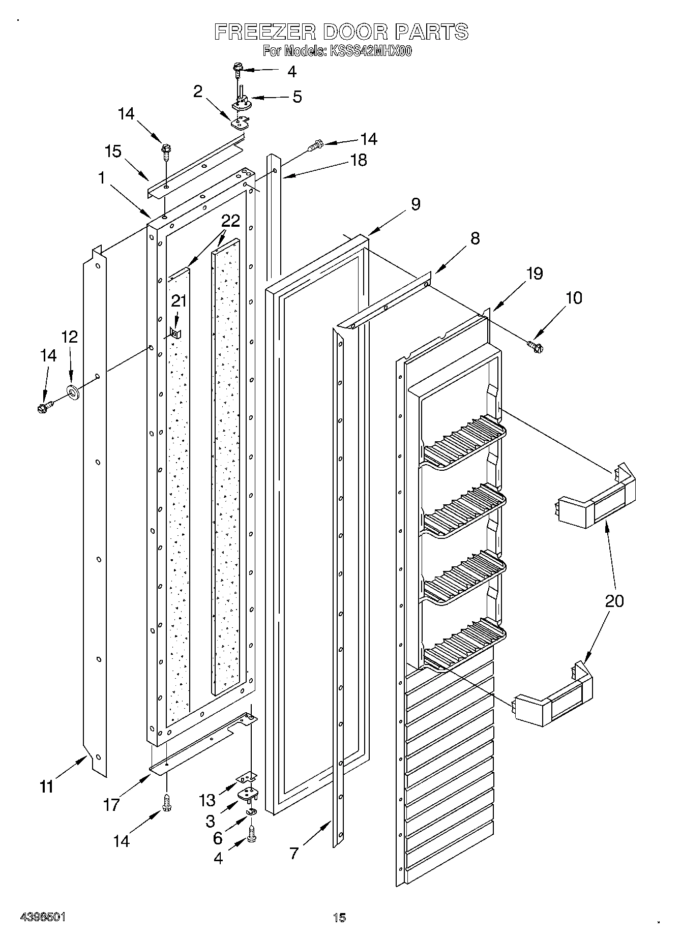 11 - FREEZER DOOR