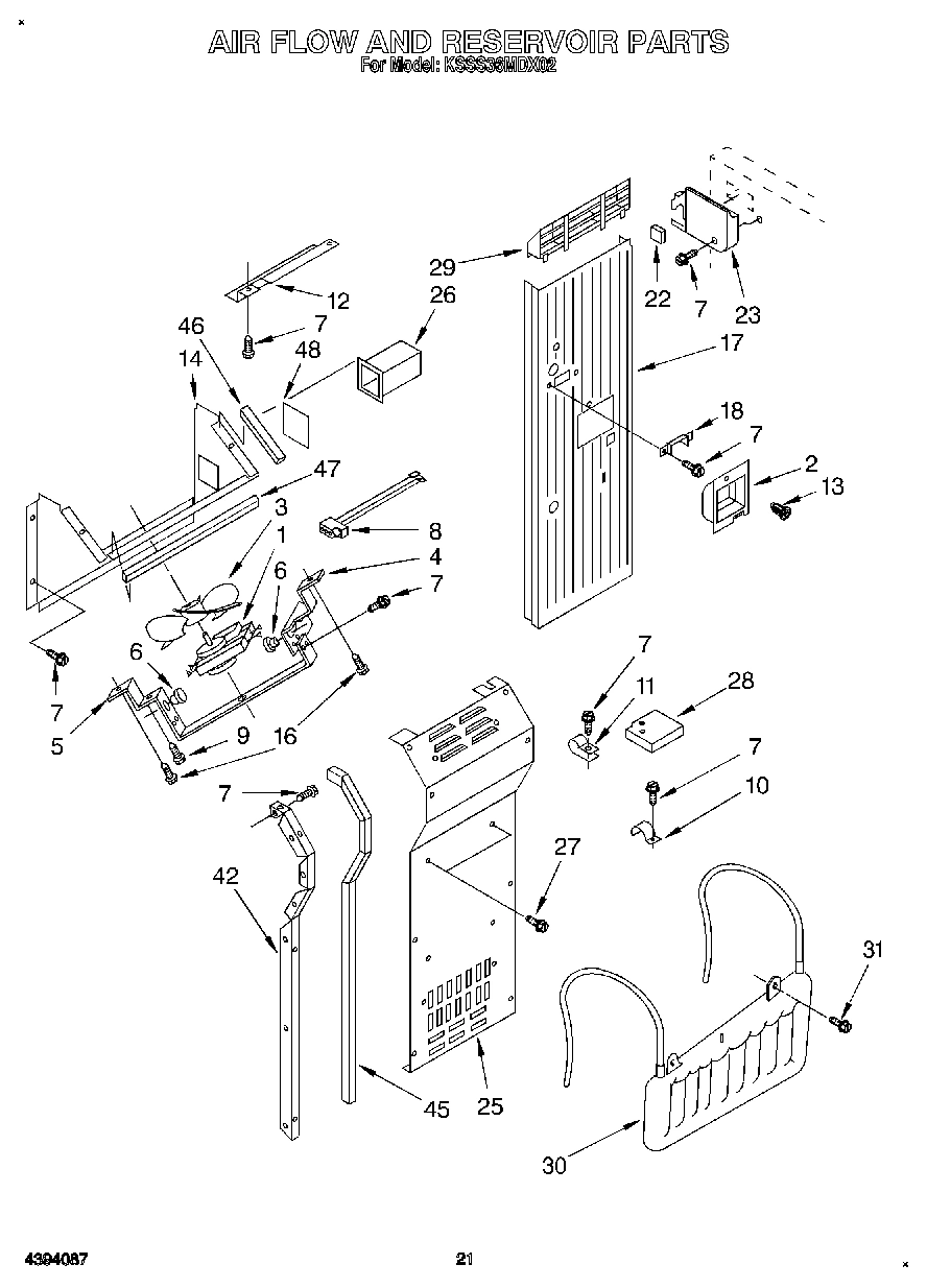 14 - AIR FLOW AND RESERVOIR