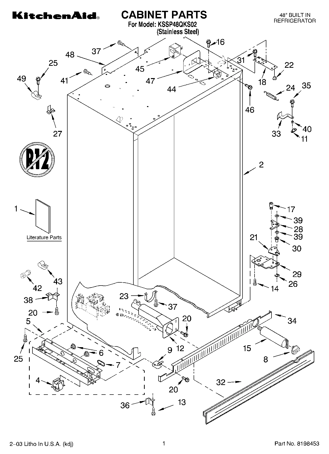 01 - CABINET PARTS