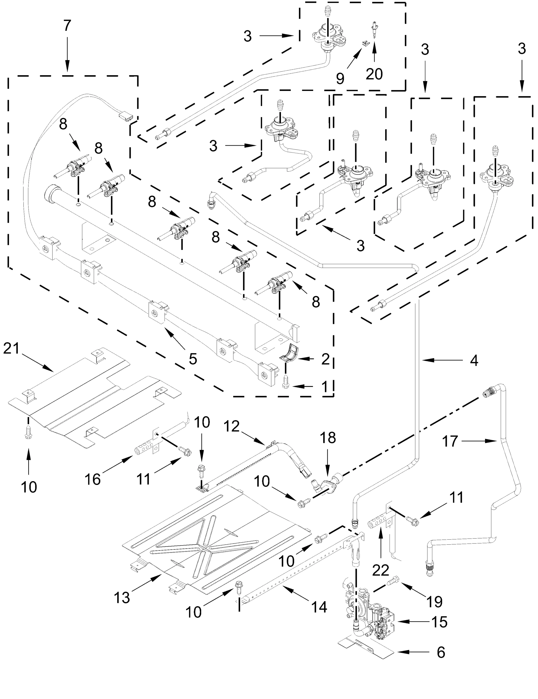 MANIFOLD PARTS
