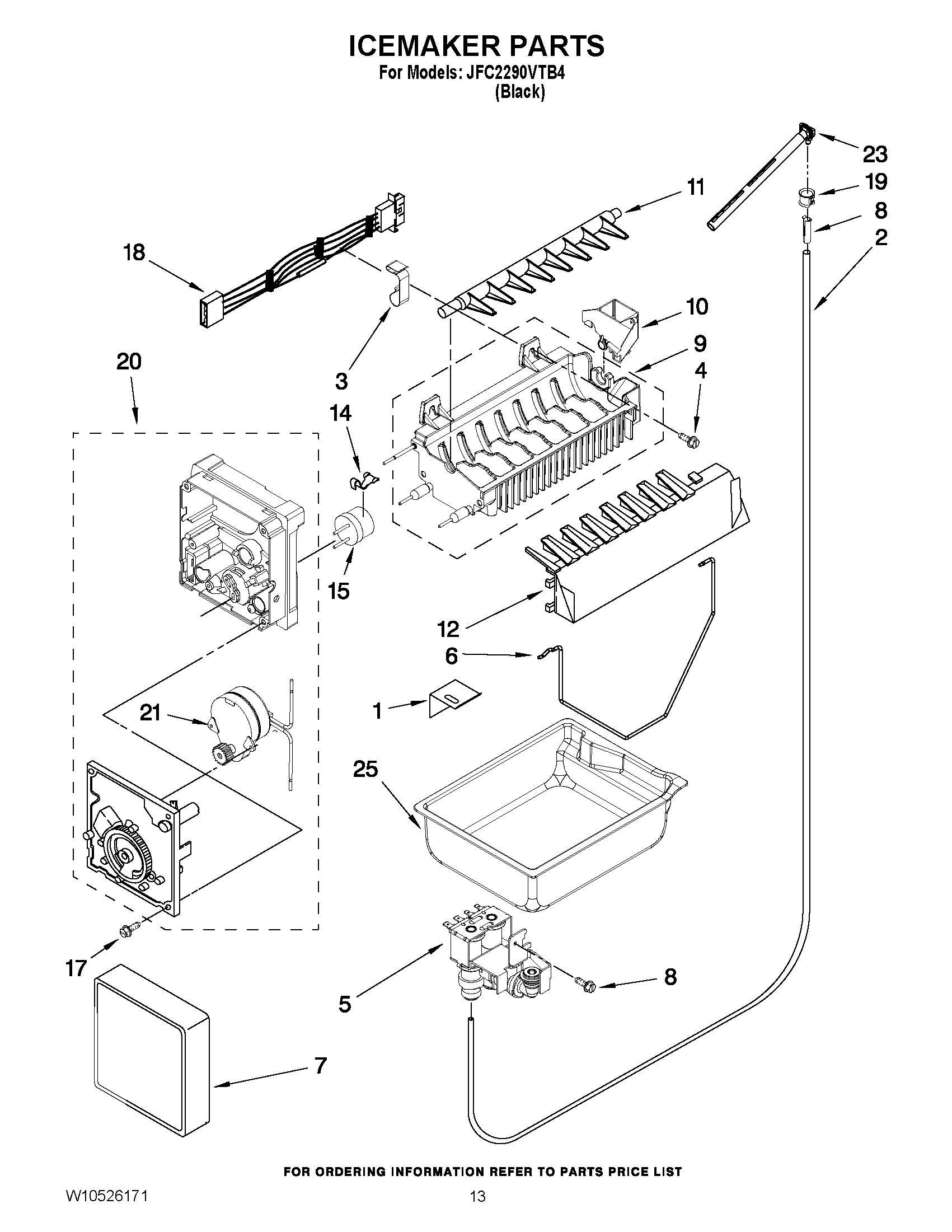 07 - ICEMAKER PARTS