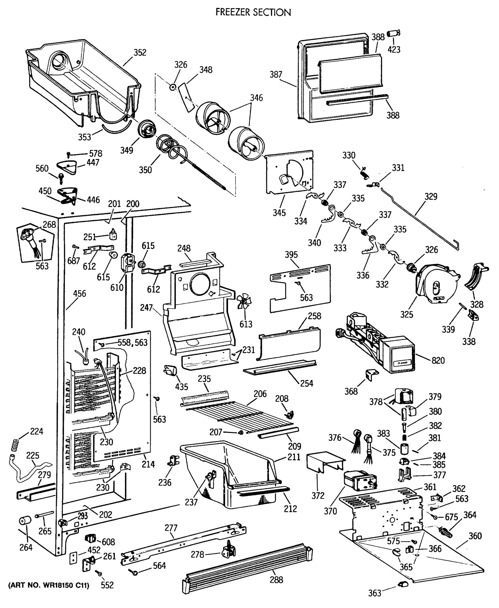 FREEZER SECTION