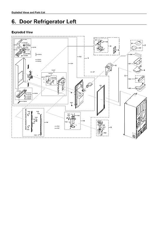 LEFT REFRIGERATOR DOOR