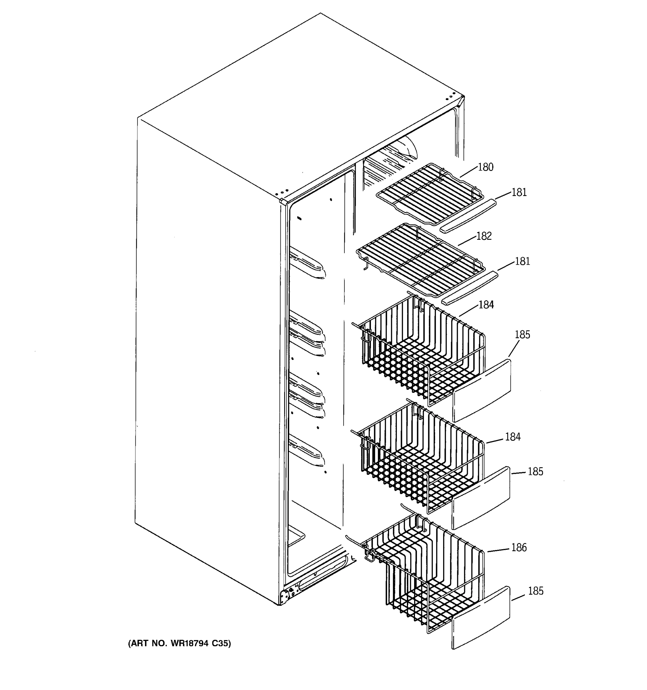 FREEZER SHELVES