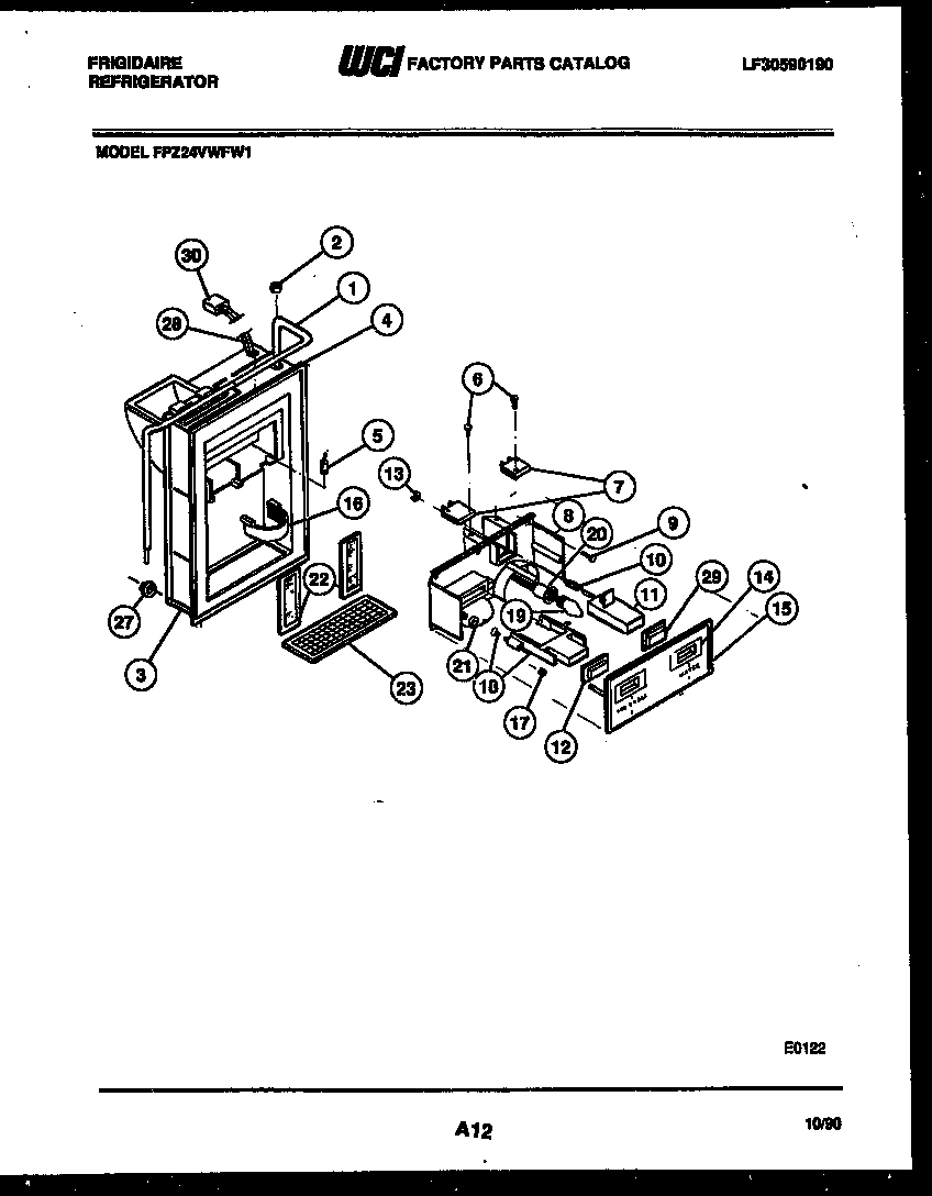 07 - ICE DOOR, DISPENSER AND WATER TANKS