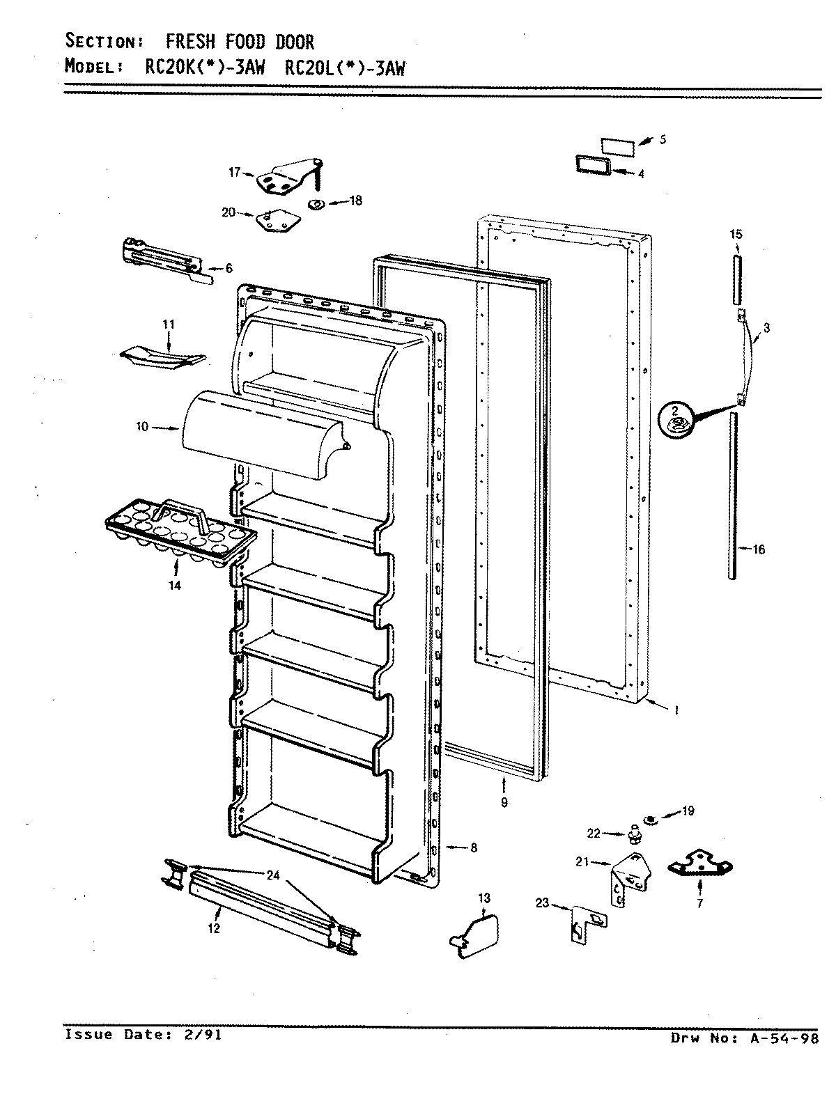 04 - FRESH FOOD DOOR